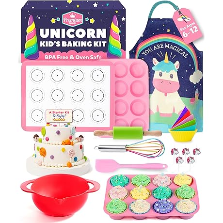 Osmi Kids Unicorn Chef 14-piece Baking Set