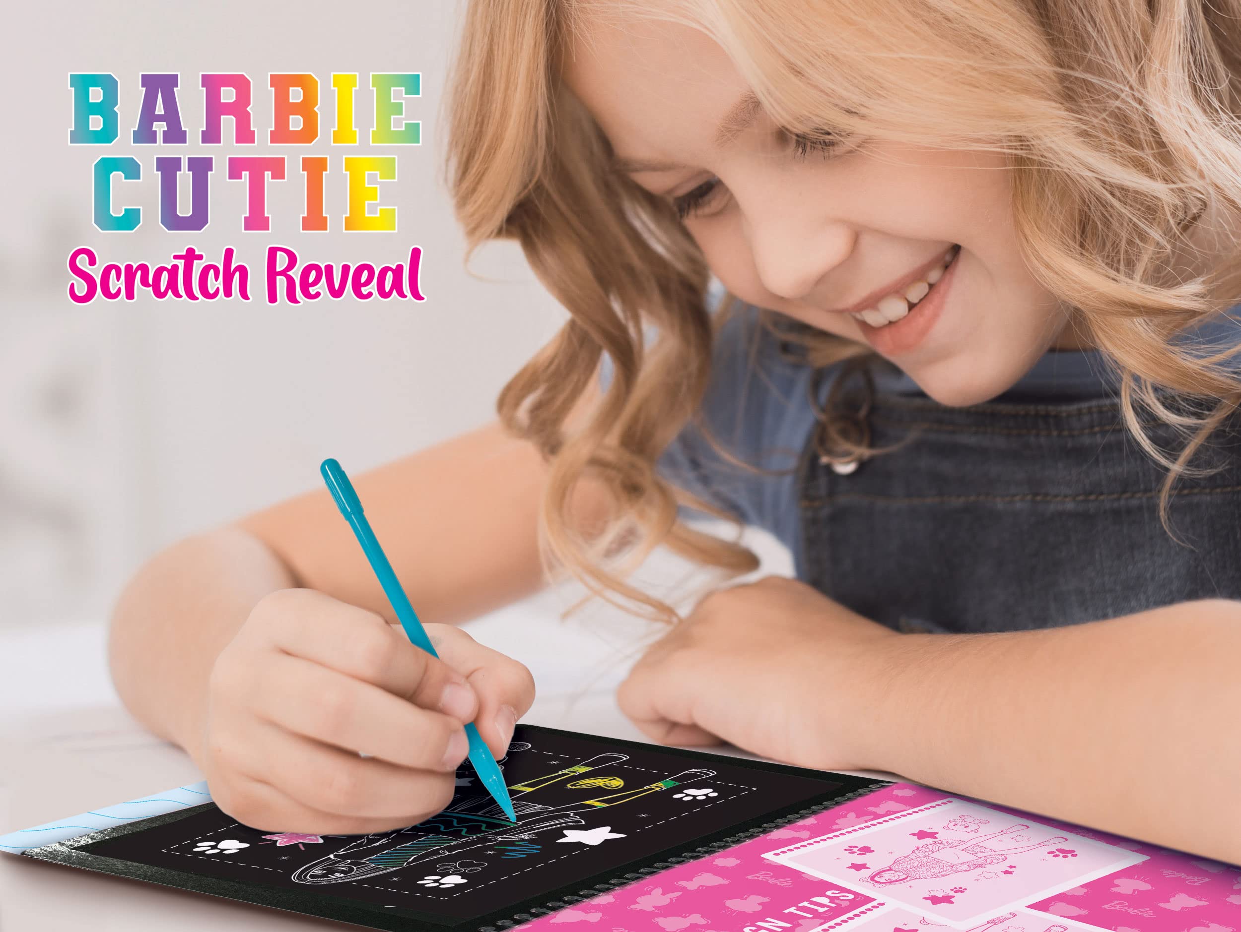 Barbie cutie. Scratch reveal. Ediz. a spirale. Con penna in legno