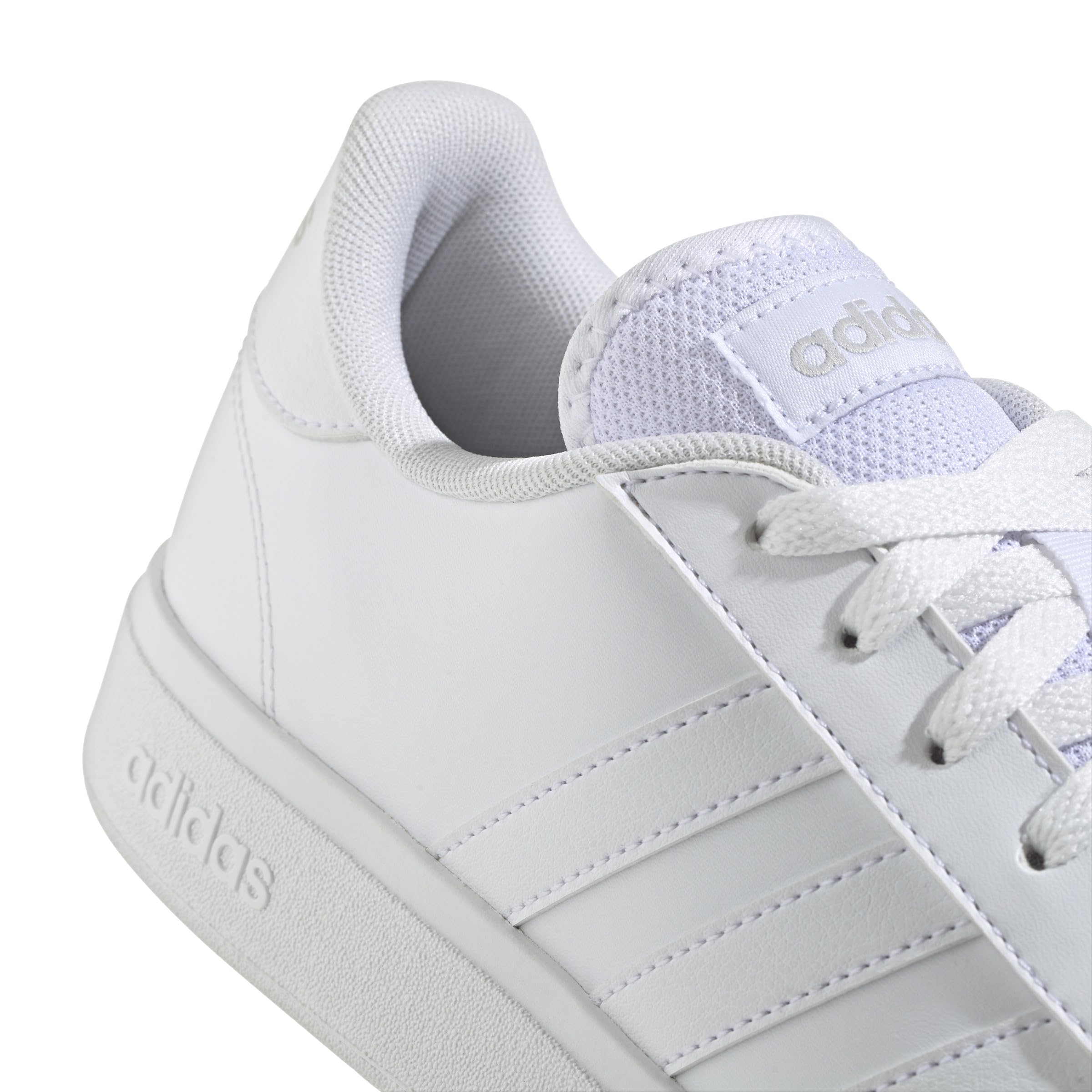 adidas Grand Court Base 2.0 Sneaker, 40 EU, LIT50, Beyaz, Erkek