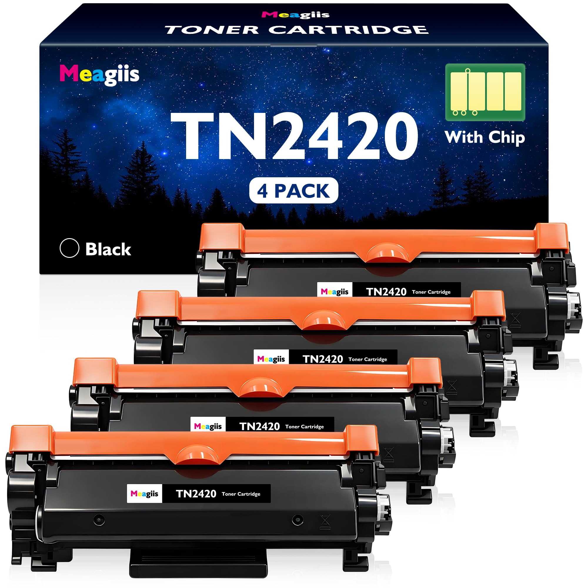 TN2420 TN-2420 Nero Toner Compatibili con Brother MFC-L2710DW