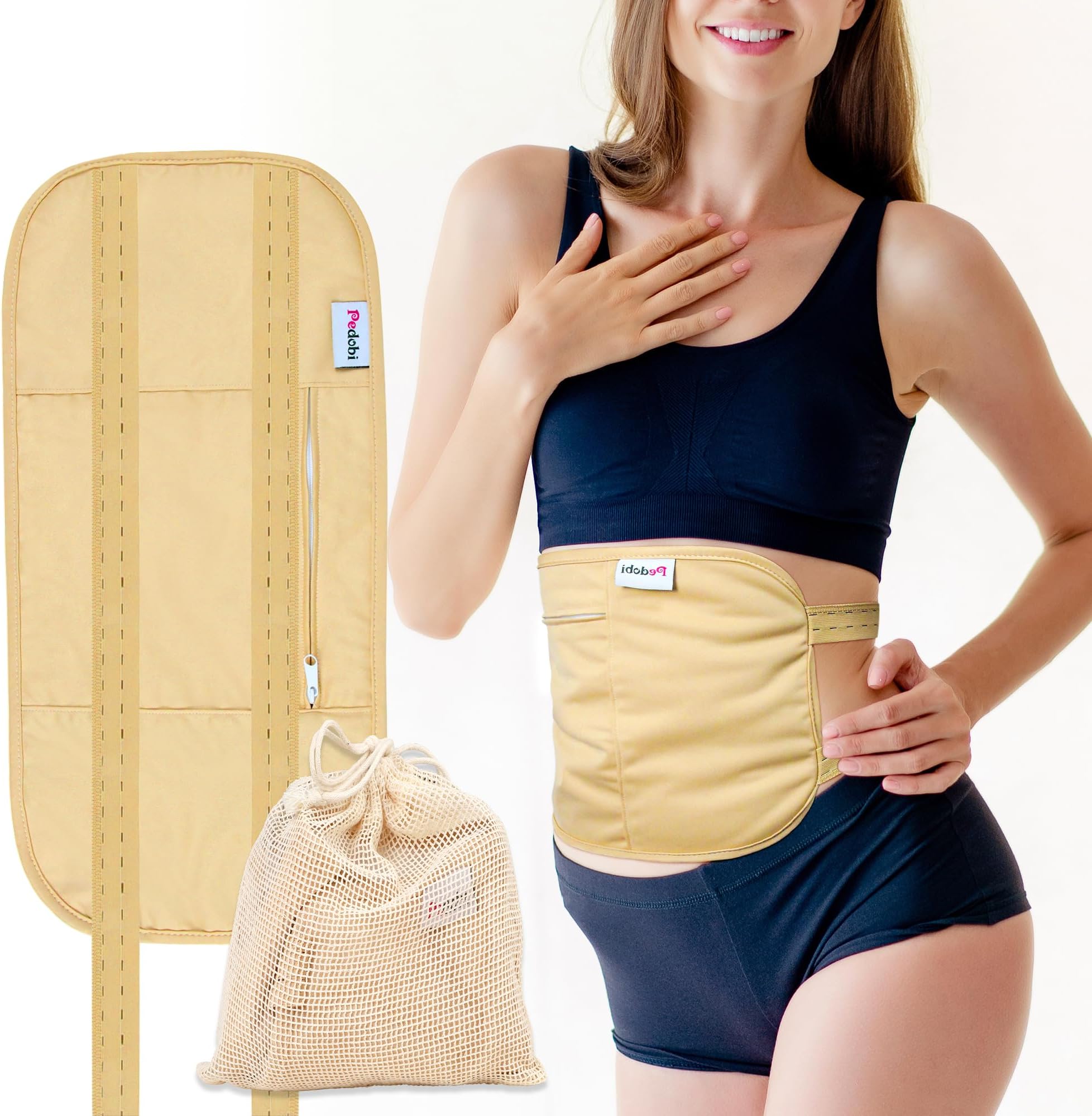 Castor Oil Pack Wrap - Organic Cotton Reusable & Highly Absorbent Castor Oil Pack Compress