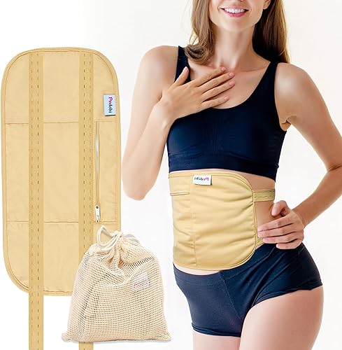 Paquete de aceite de ricino, algodón orgánico, reutilizable y altamente absorbente, compresa para desintoxicación hepática, insomnio, estreñimiento