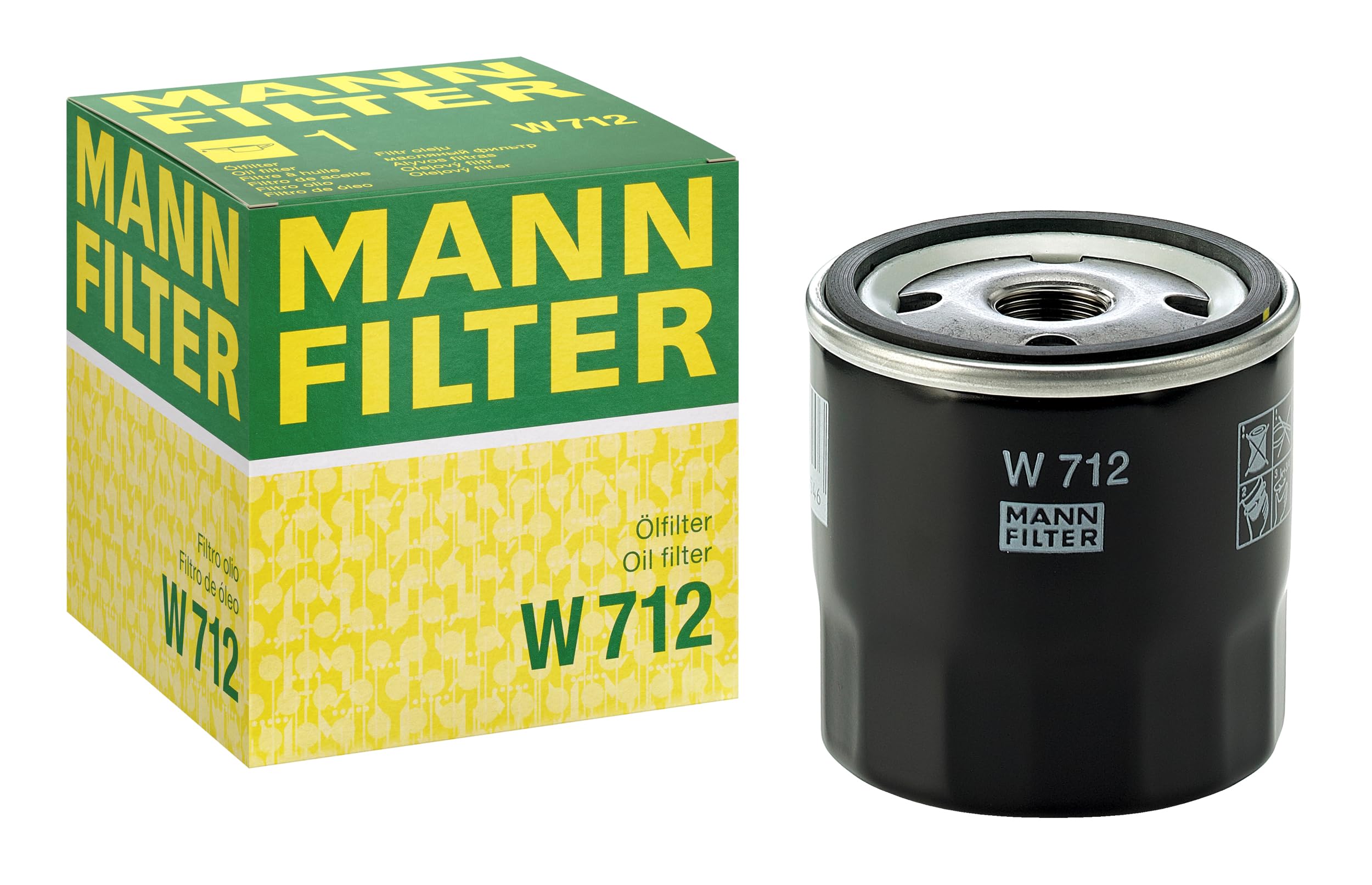 Mann Filter W 712 Spin-On Oil Filter