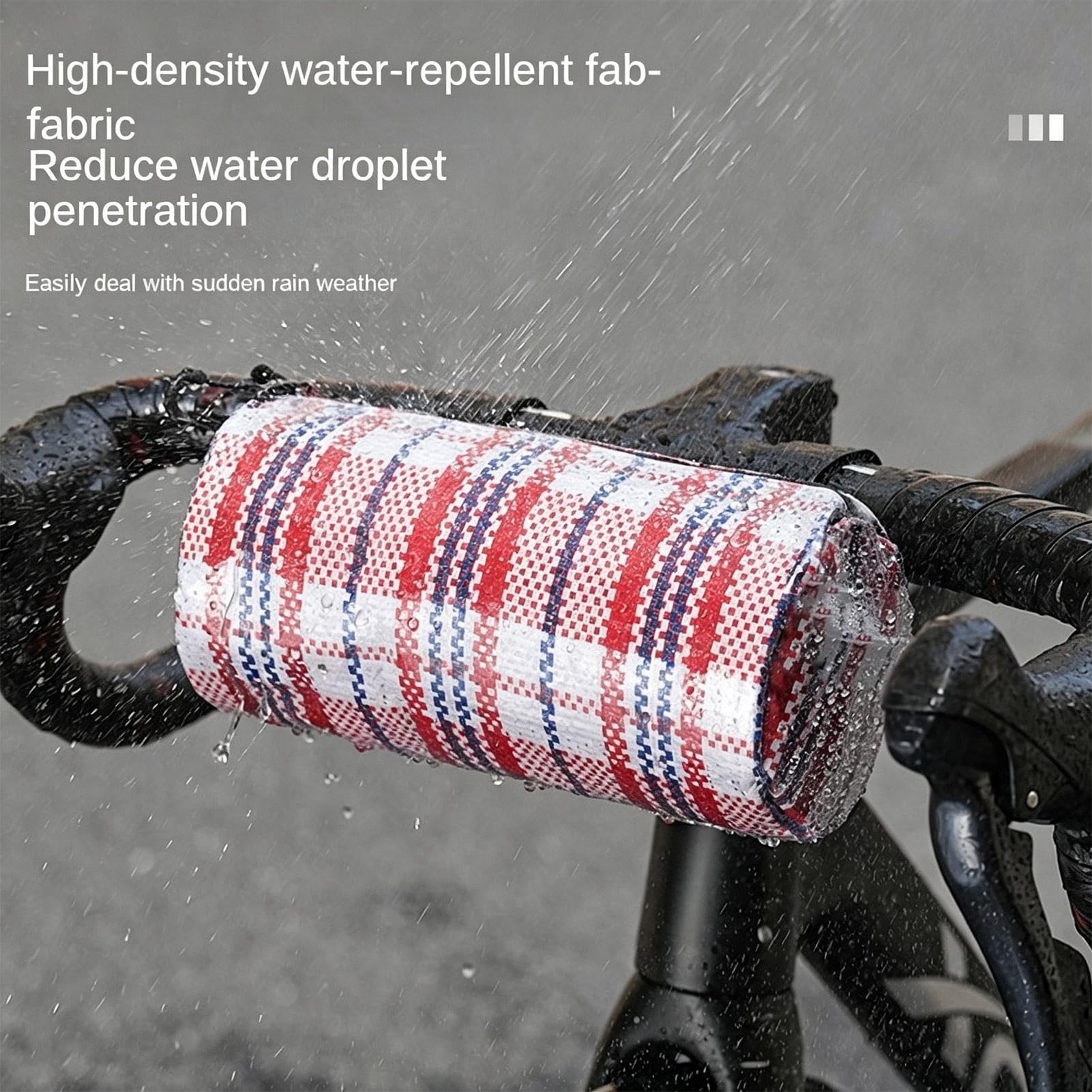 Borsa Da Manubrio Bici Con Tracolla Impermeabile Sacca Manubrio Rimovibile