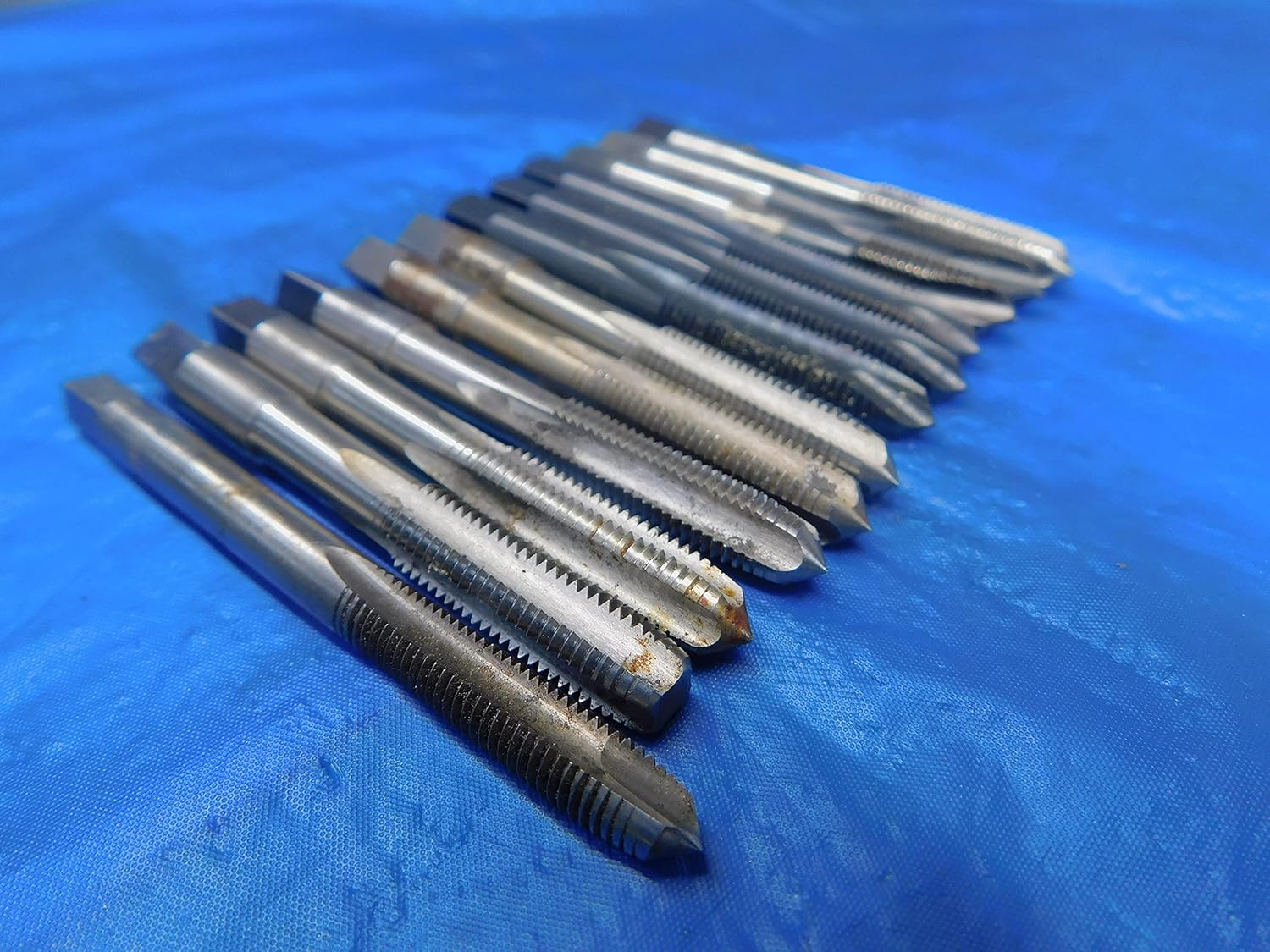 12PC GTD/North American 1/4 & 5/16 24 NF HSS Plug TAPS 2-4 Straight FL - AR0995LVR