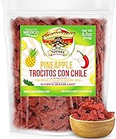 Vista 1 de Don Turinos - Caramelo mexicano de piña y chile seco, trozos naturales suaves y secos, dulce mexicano tradicional, sabor dulce y picante, de Don