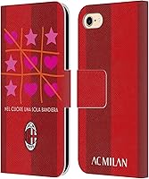 Vista 142 de Head Case Designs Funda de piel con licencia oficial de AC Milan Dream Big Children compatible con Apple iPhone 13 Mini
