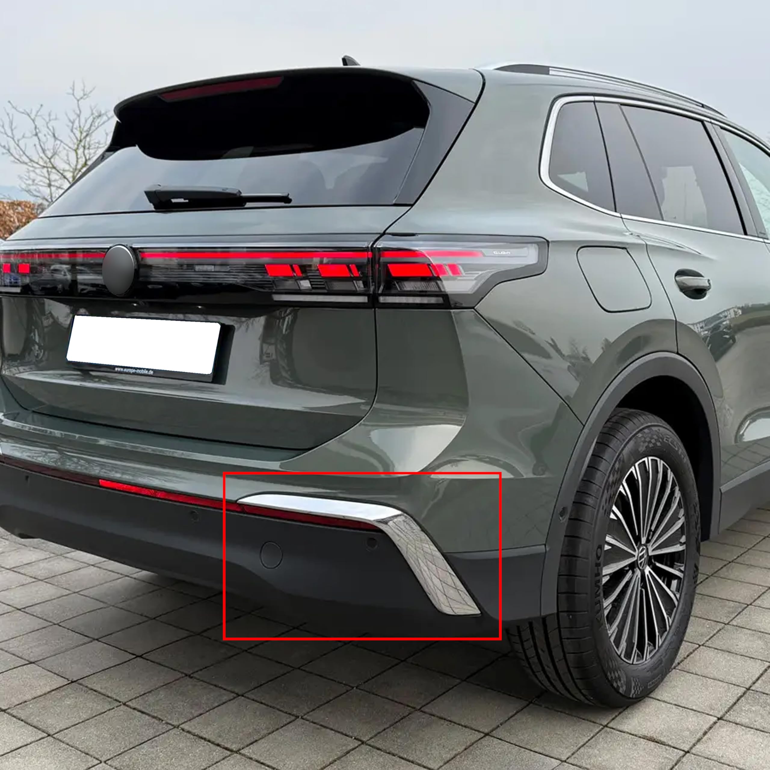 INLY Listwa dyfuzora tylnej klapy kompatybilna z Tiguan (od 2024)