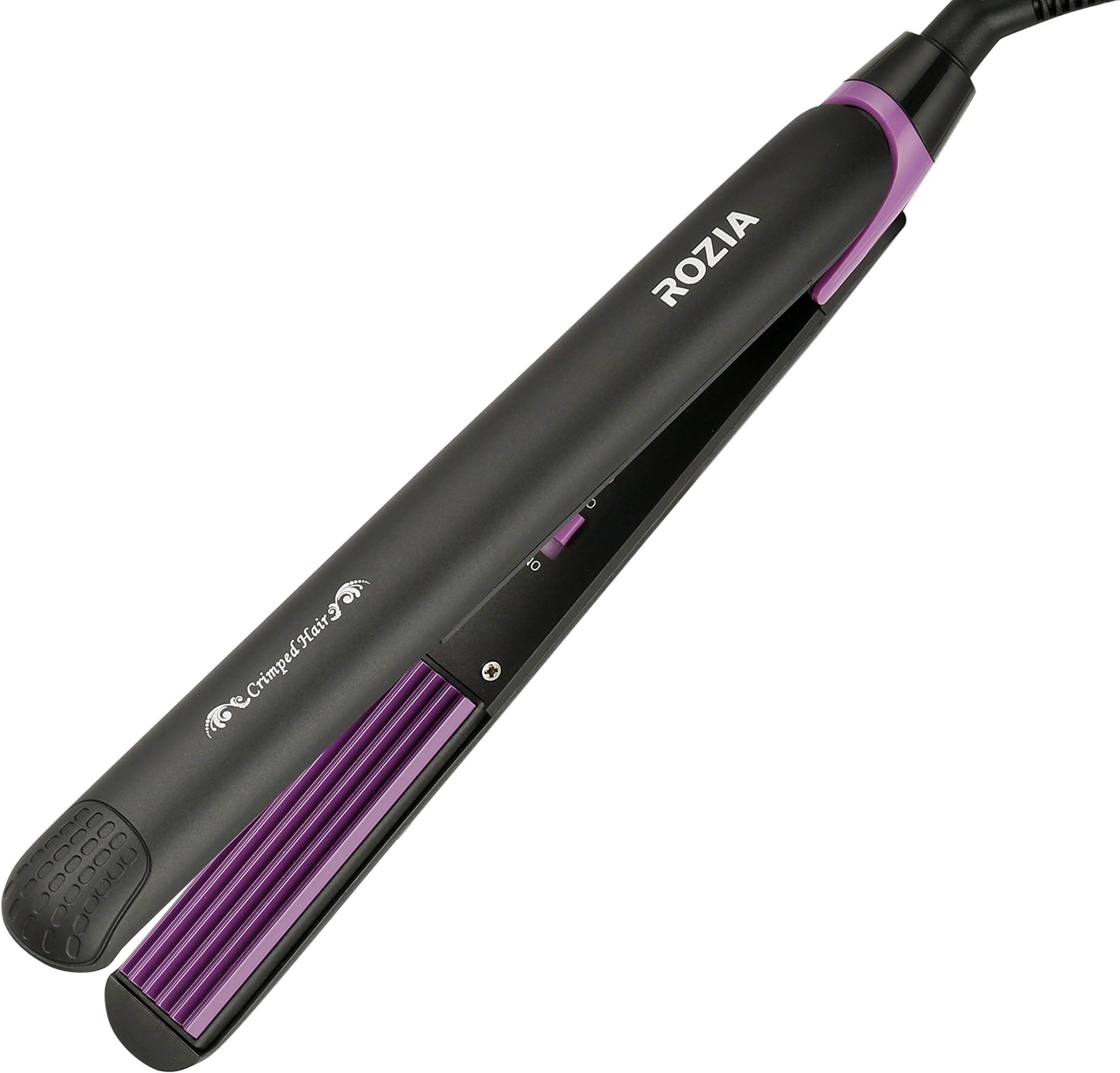 ROZIA Hair Crimper Corn Hair Styler HR740, Black