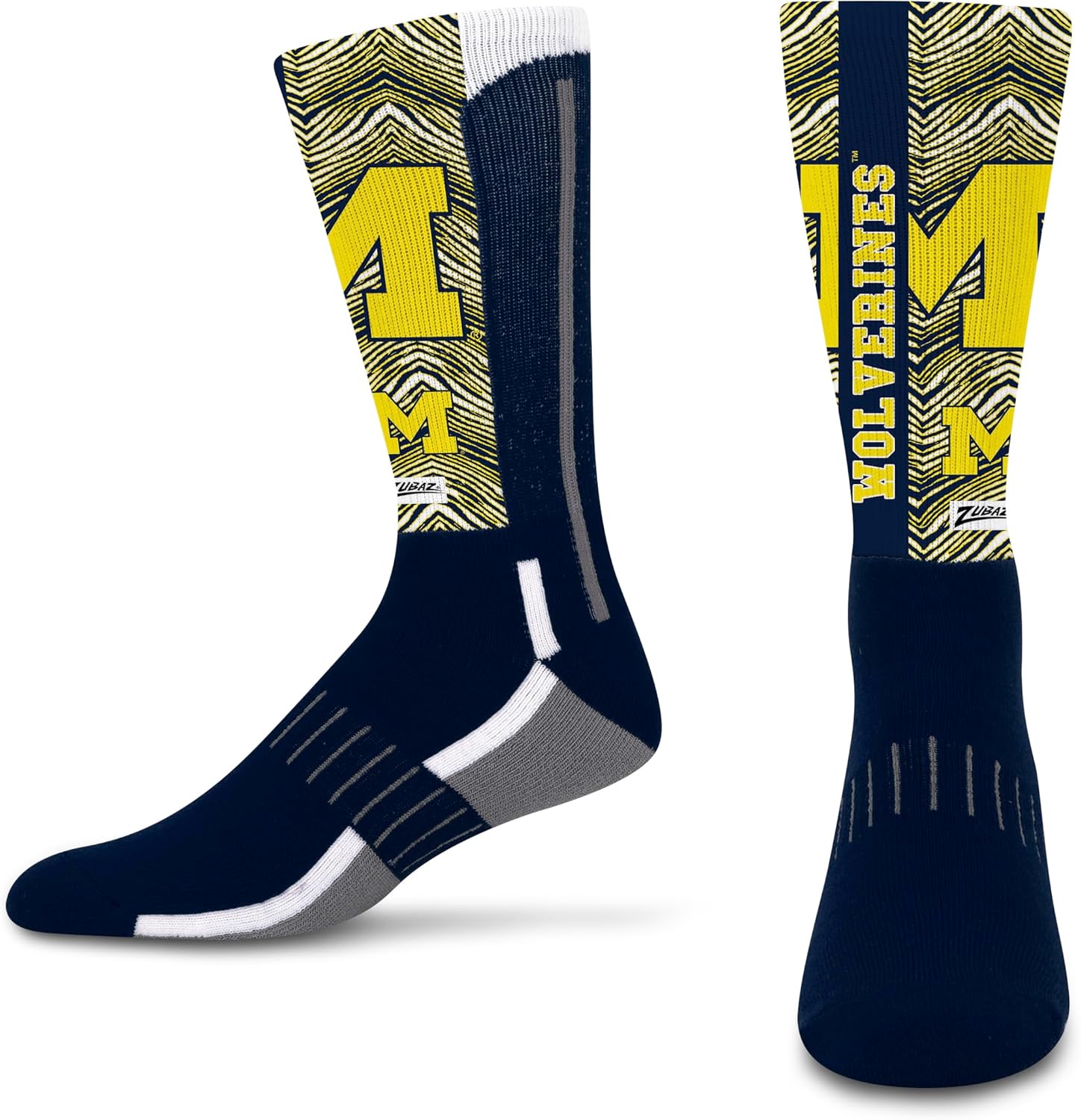 For Bare Feet NCAA Zubaz Deuce Large