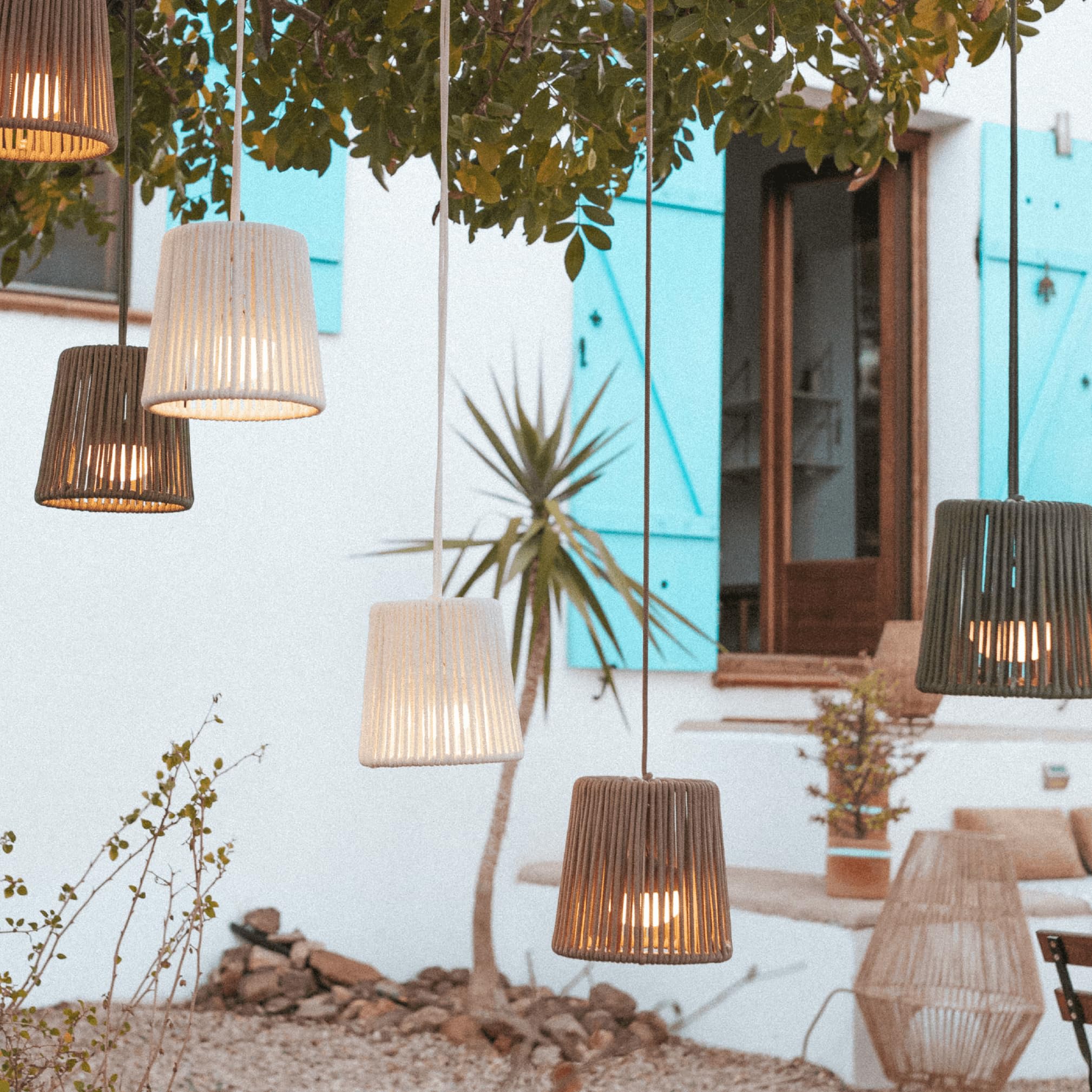 newgarden Conta Mini Tragbare LED Pendelleuchte mit Fernbedienung und USB Wiederaufladbarer Akku