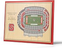 Vista 15 de YouTheFan NCAA Oklahoma Sooners - Arte de pared 3D de 5 capas con vista al estadio, Gaylord Family Oklahoma Memorial Stadium, 13.00 x 17.00 pulgadas