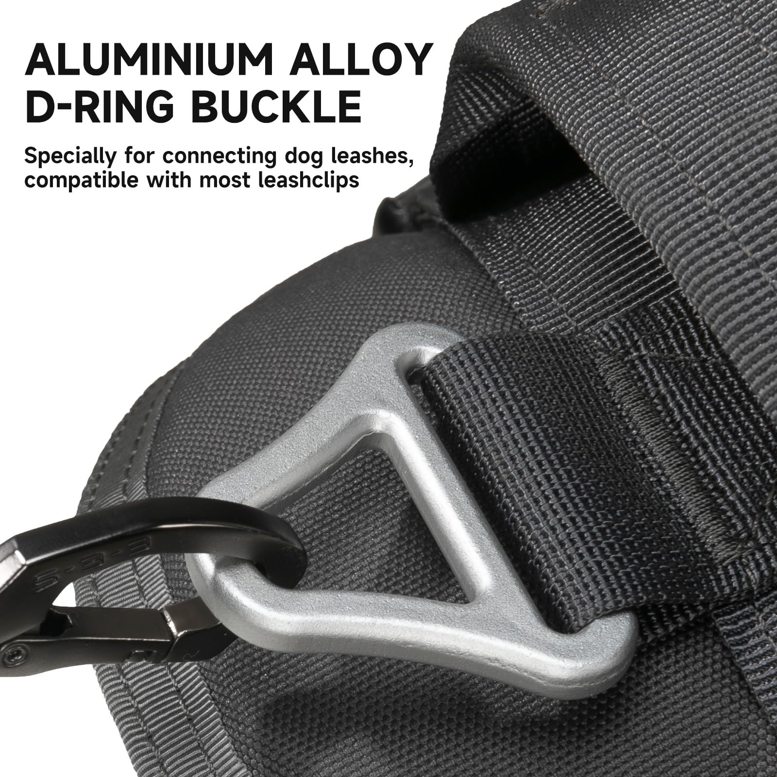 Excelente Elite Spanker Tactical Nylon Ajustable K9 perro arnés entrenamiento patrulla servicio chaleco para perro grande / pequeño