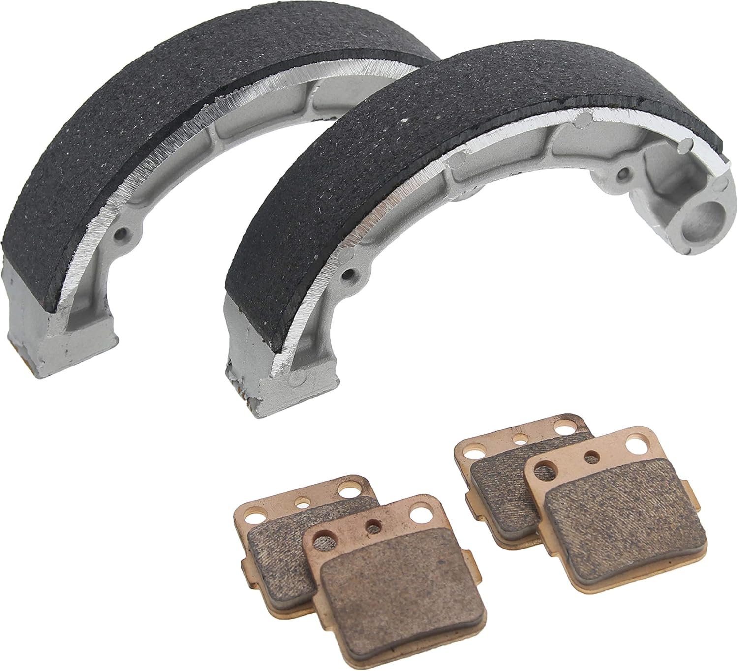 Brake Shoes and Pads for Kawasaki Prairie 400 KVF400 4X4 1997-2002 Front & Rear
