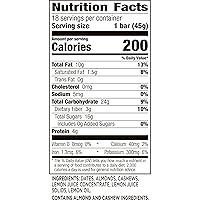 Vista 2 de Larabar - Barra de limón, barra vegana de frutas y nueces sin gluten, barras de 1.6 onzas, 18