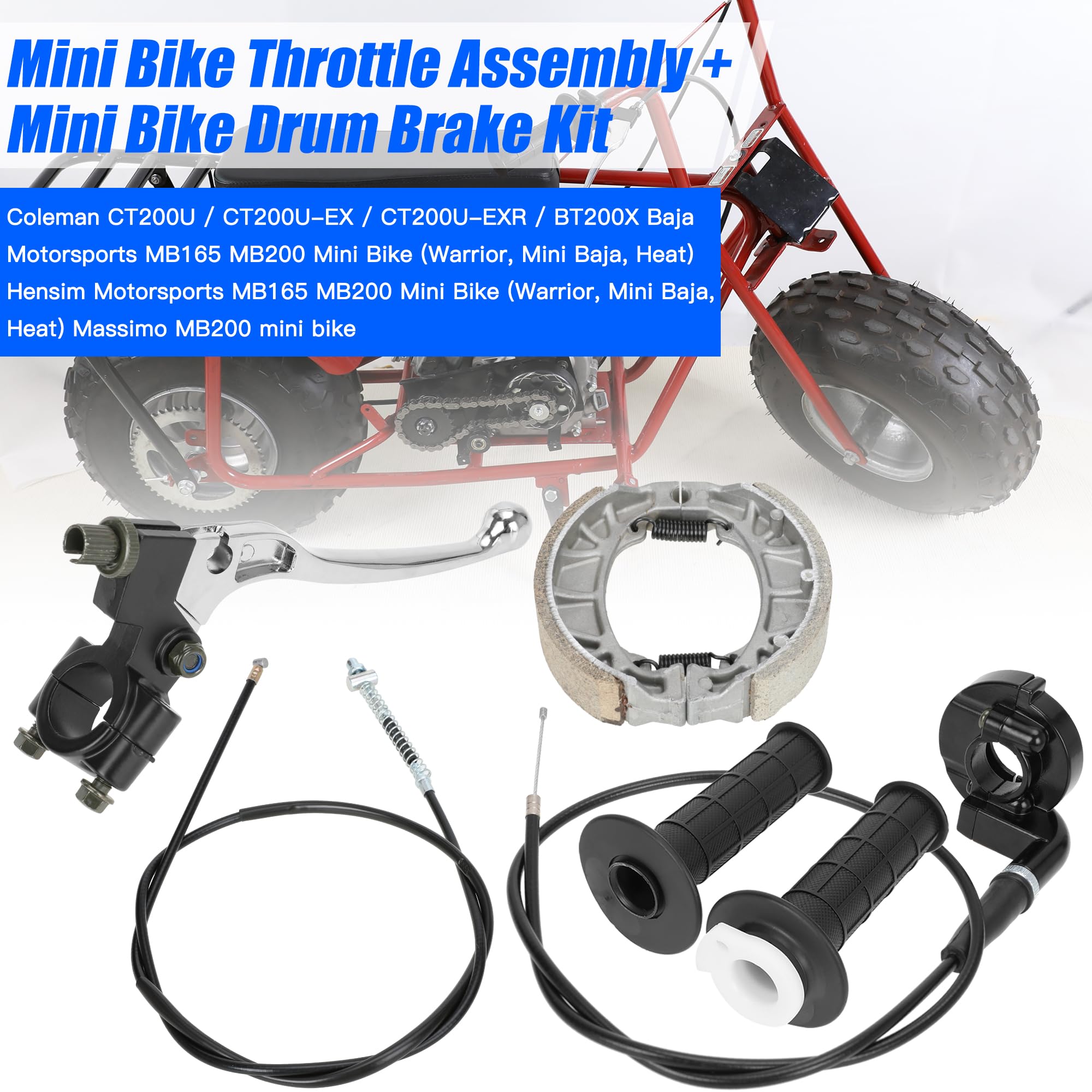 Coleman Mini Bike Parts Brake Kit Fits Coleman, Baja, Massimo
