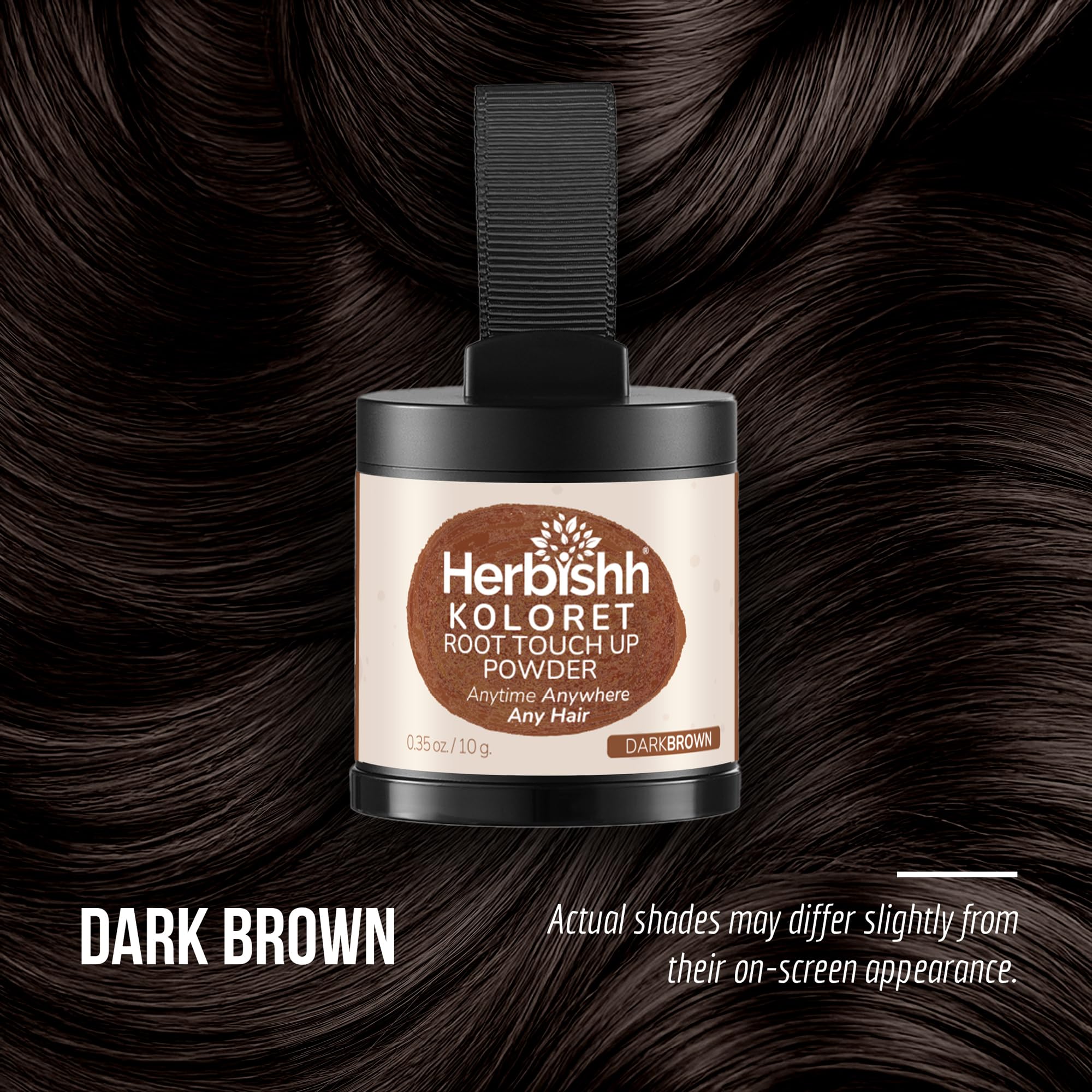 Amazon.com: Herbishh Koloret Dark Brown Root Touch Up Powder for