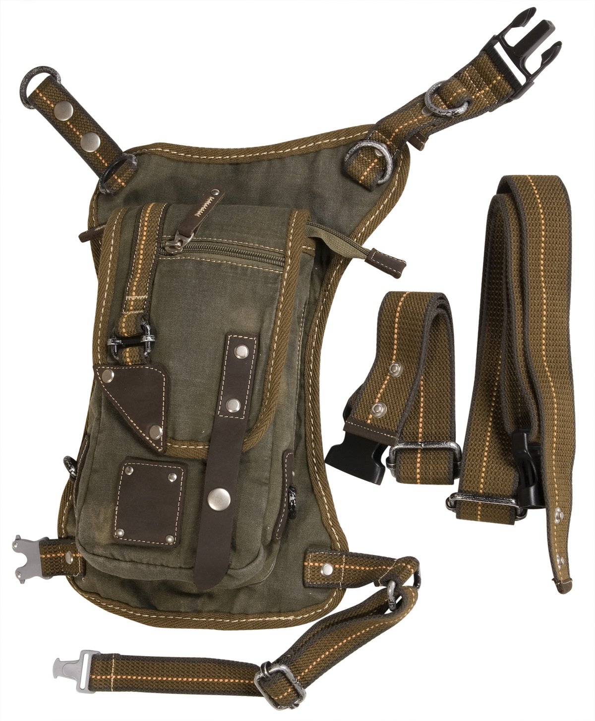 Laurex Stylish Lap Pack/Waist Pack Fanny Bag, YG5027 Moss Green