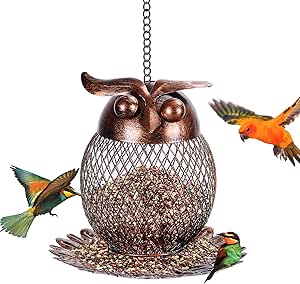 Bird Feeder, Osoeri Wild Bird Feeder with Metal Case asin的图片