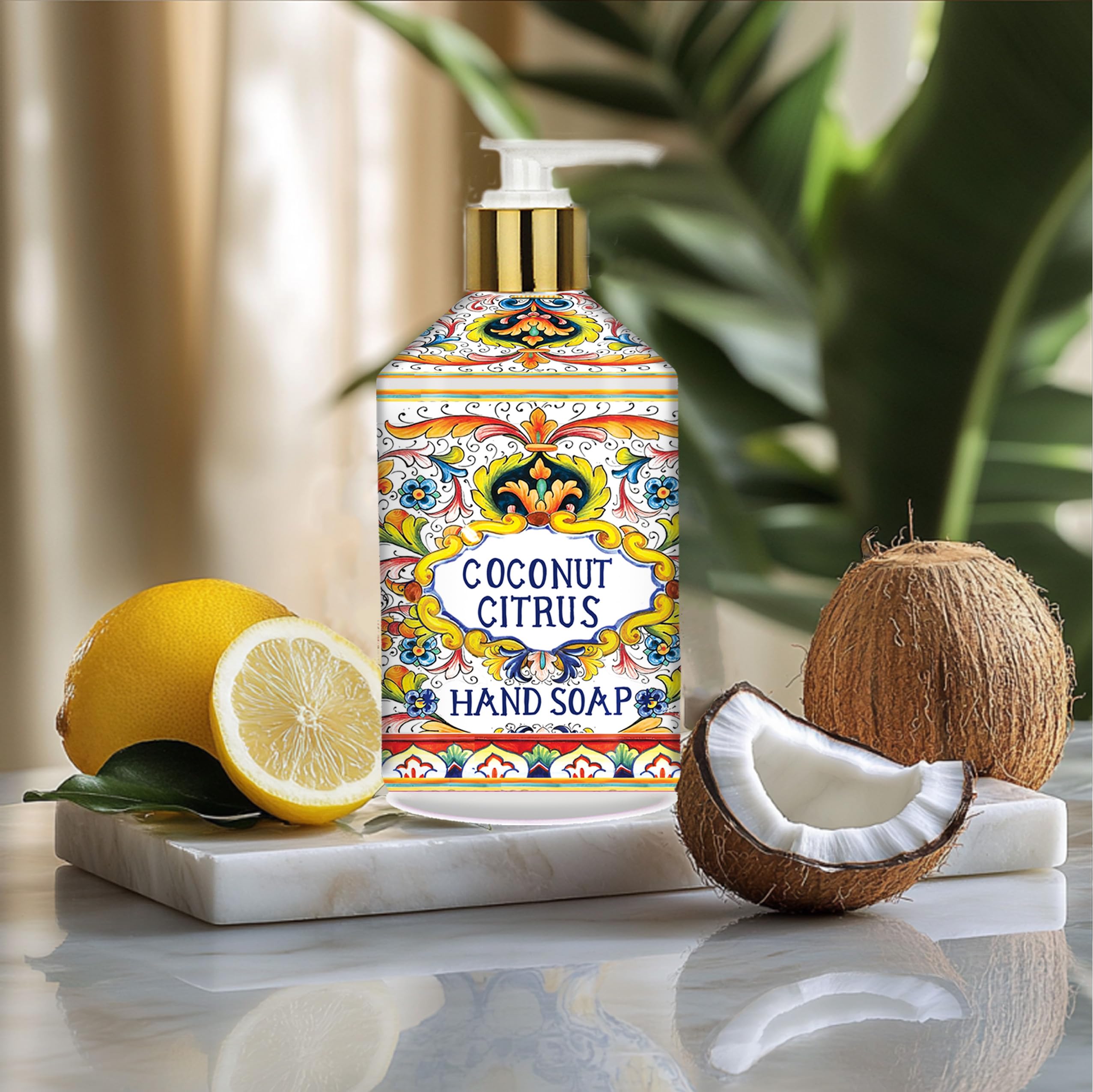 Amazon.com : Villa Flora Hand Soap Set, 8 x 21.5oz bottles - Sea