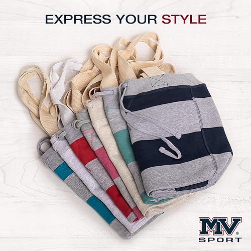 Miniatura 9 de MV Sport Pro-Weave Bolsa de viaje grande de forro polar para uso diario con cordones de tracción, talla única