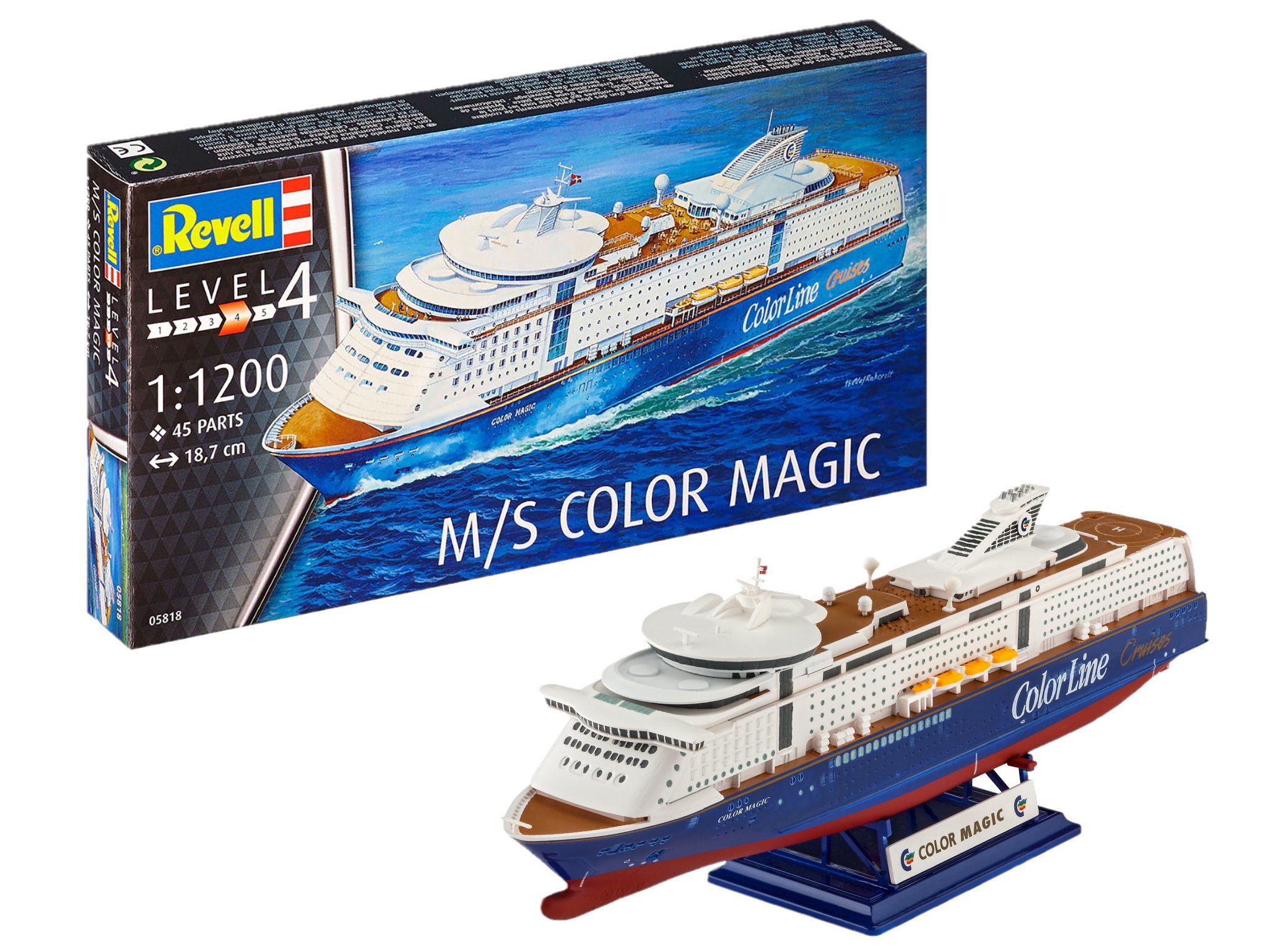 Amazon | ドイツレベル 1/1200 M/S カラー マジック フェリー