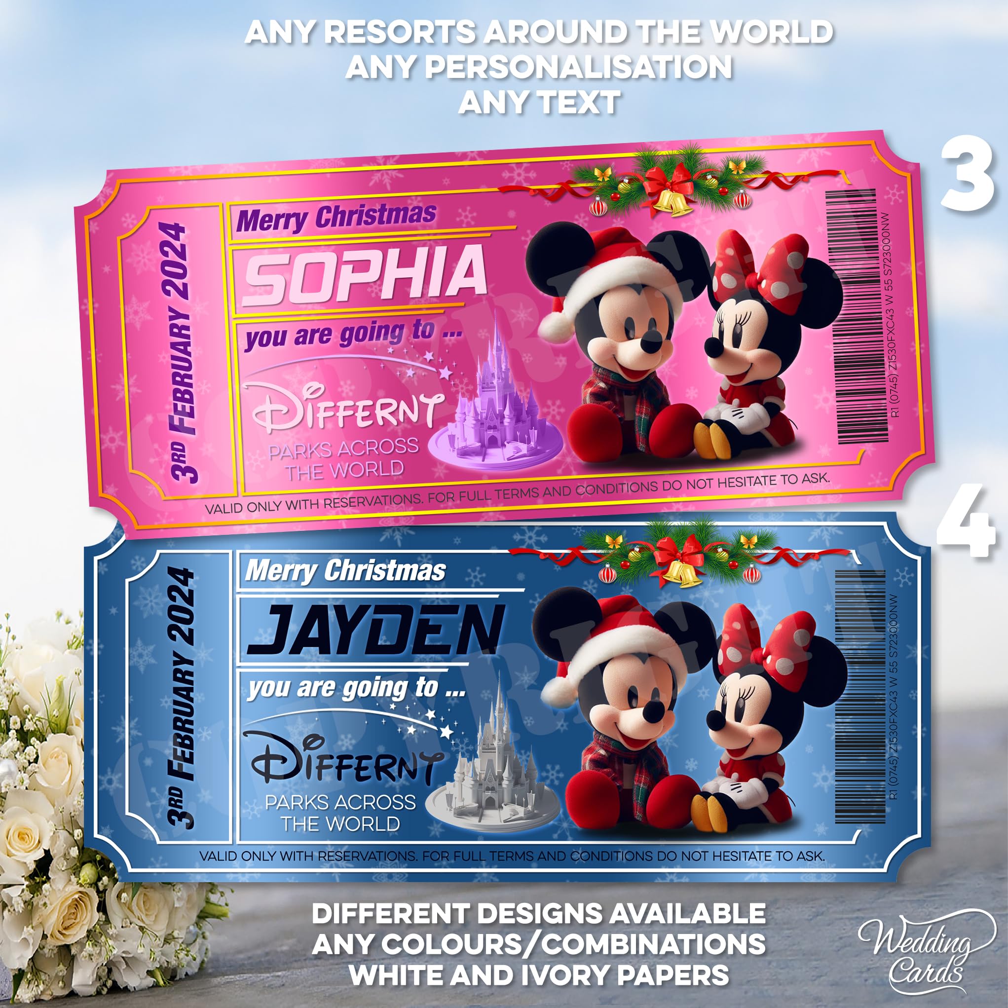 Biglietto di Natale personalizzato 2024