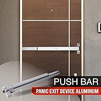 Vista 2 de Dispositivo de salida de pánico de barra de empuje de aluminio