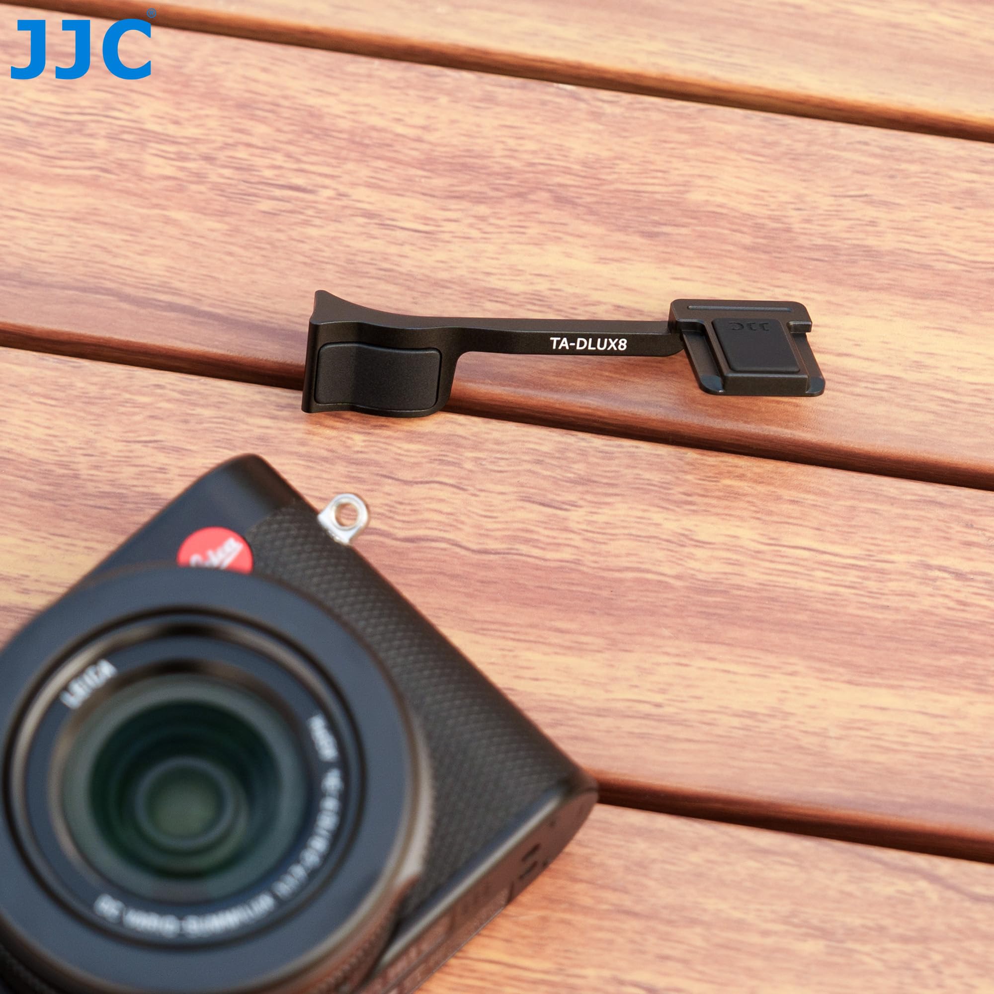 JJC Griffe en métal antidérapante pour Appareil Photo Leica D-Lux 8 pour Un Meilleur équilibre