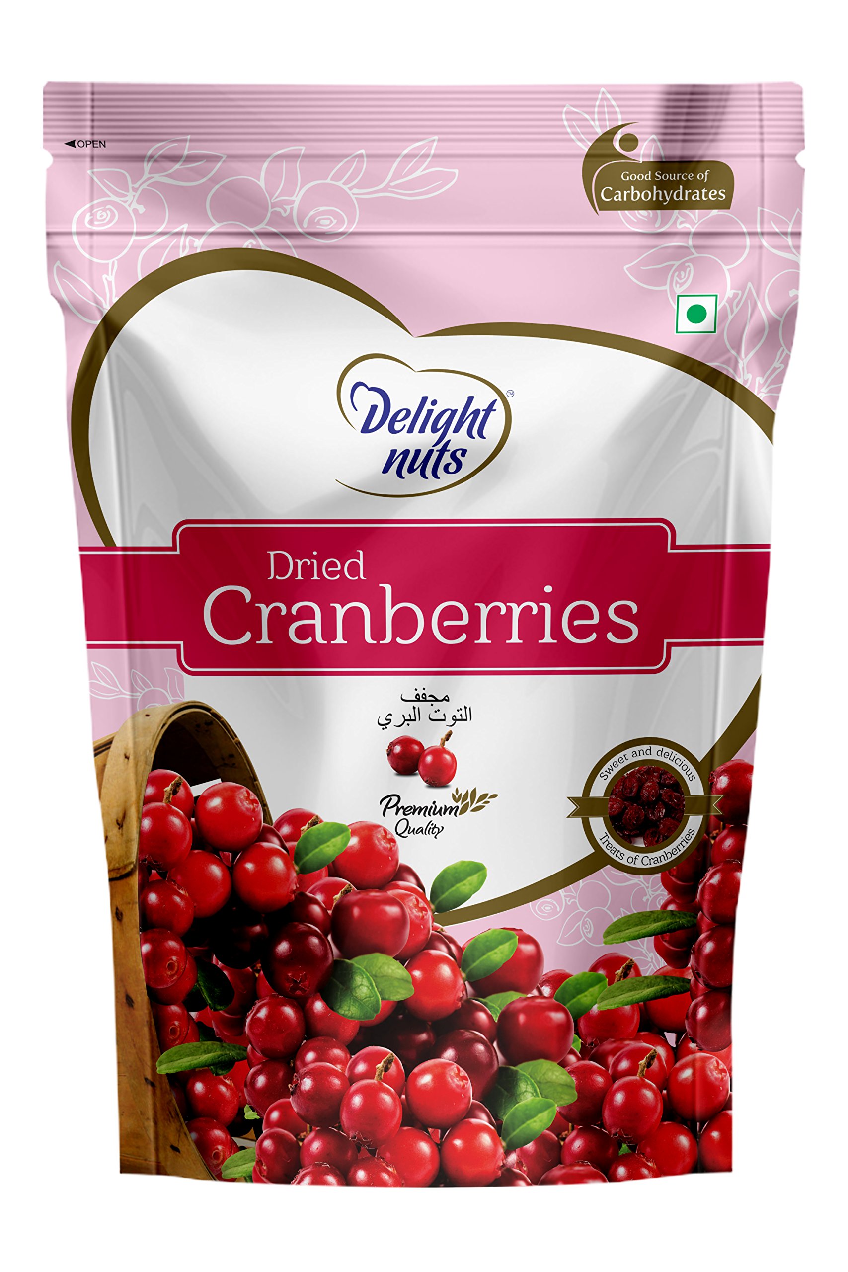 Delight Nuts Dried Cranberries-200gm