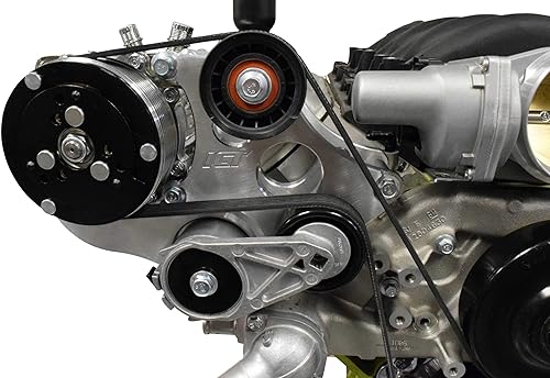 Miniatura 9 de ICT Billet Kit de soporte para compresor de aire acondicionado compatible con LS Corvette - Sanden 508 AC LS AC GTO 551474-1