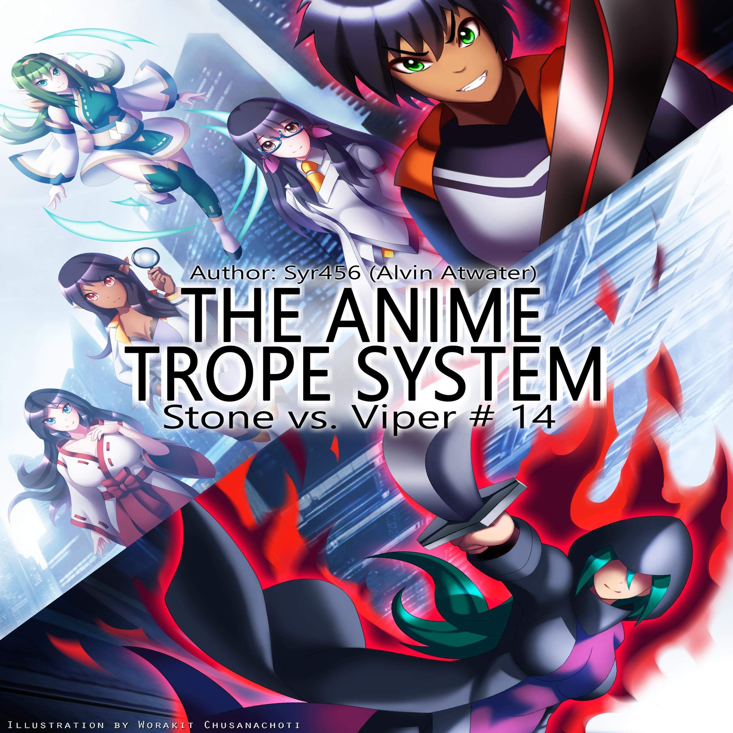 Cover art for The Anime Trope System: Stone vs. Viper, #14 a LitRPG