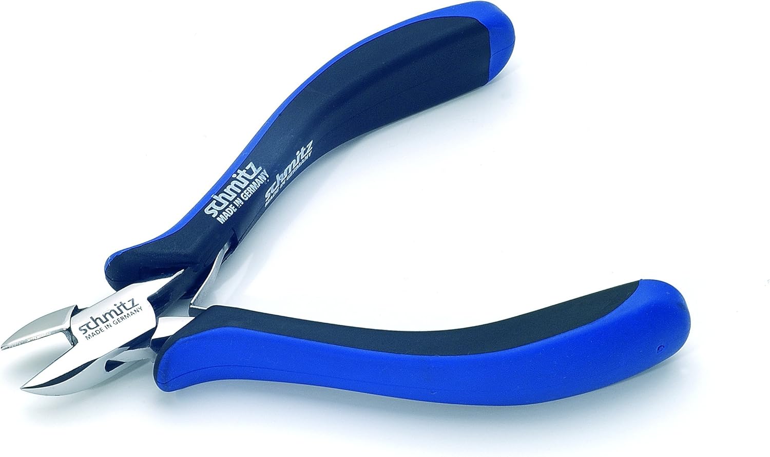 Side Cutting Pliers 5.1/2" - schmitz 3301HS22 - oval head with bevel - Strong version - ESD Dissipative - Hightech tool for professionals - Made in Germany - Solingen