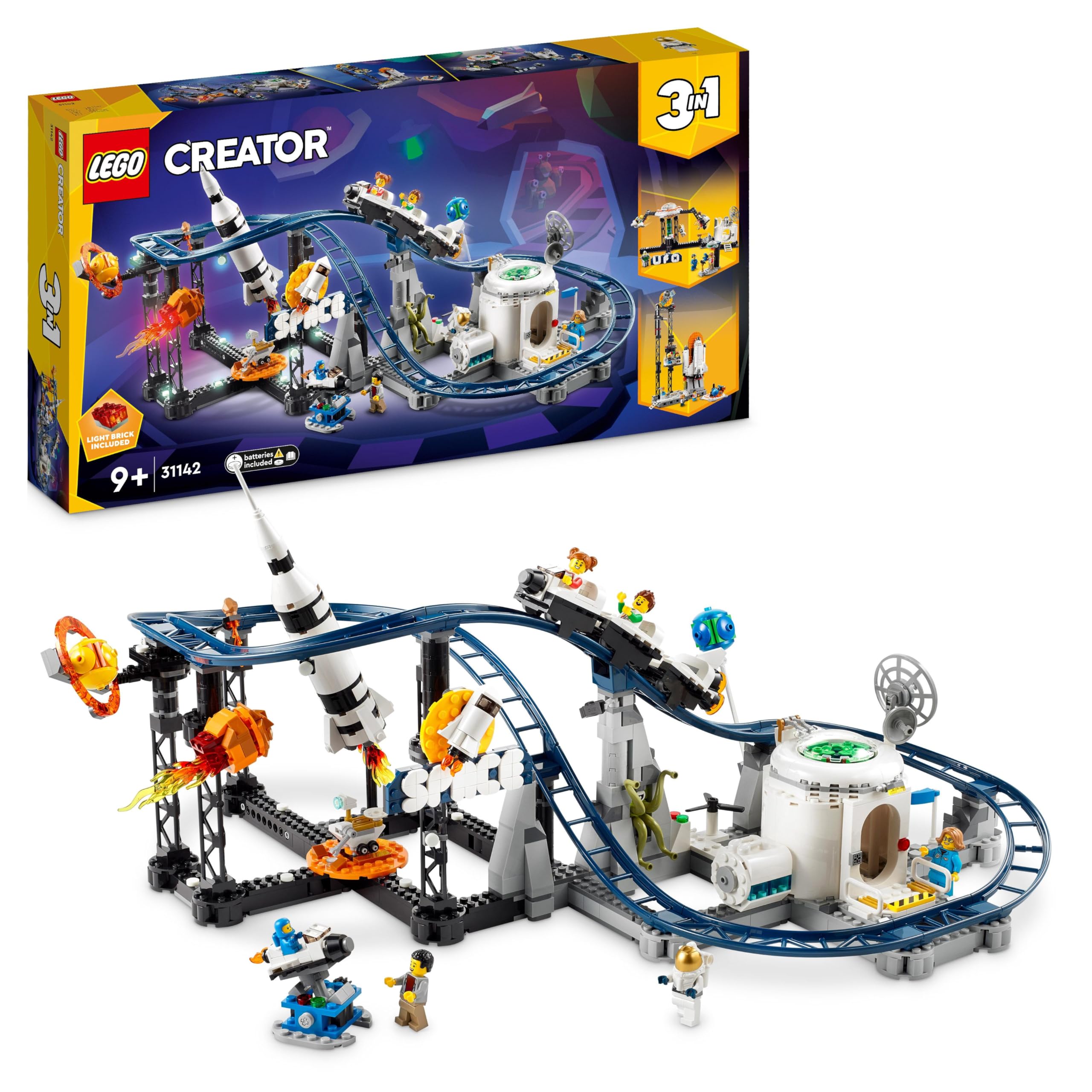 Amazon.com: Lego Creator 3 in 1 Space Roller Coaster Building Toy
