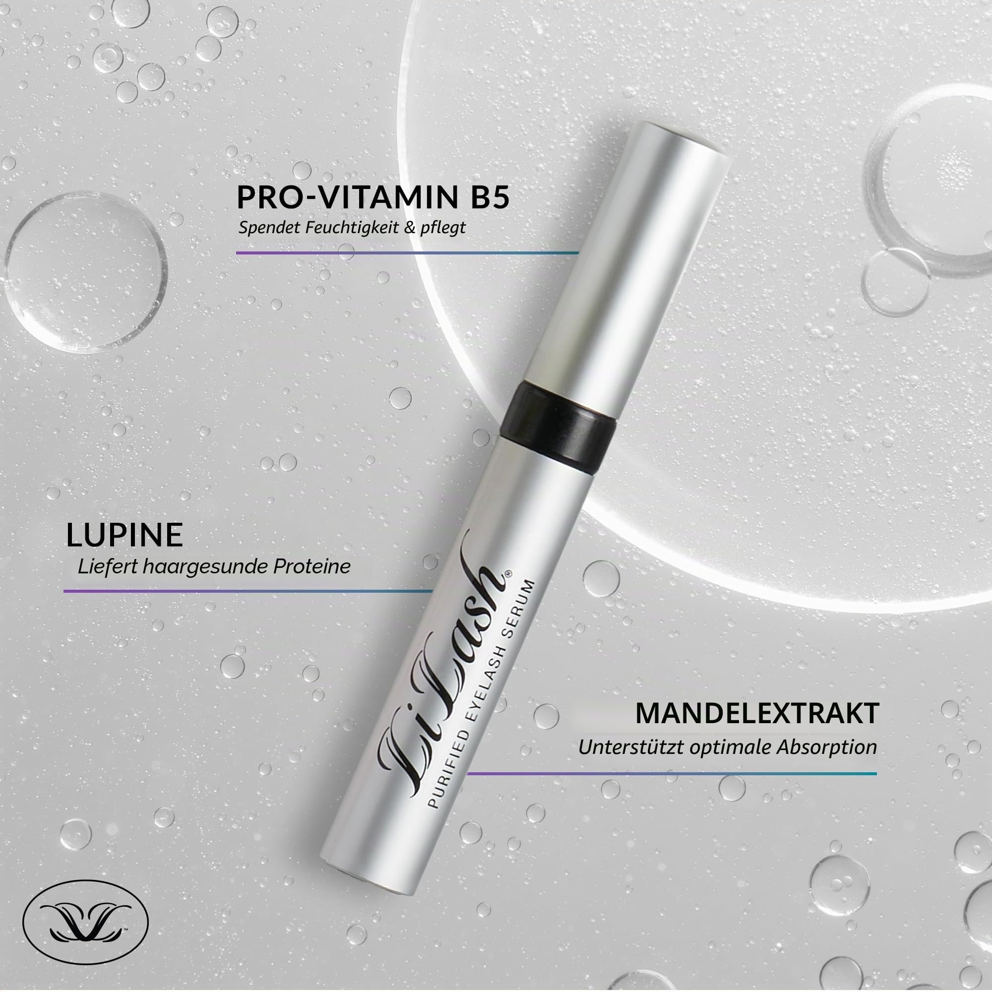 LiLash Purified Eyelash Physician-Formuliertes Serum XL für vollere & länger aussehende Wimpern | Natürlicher Wimpernverstärker Sicher für empfindliche Augen und Kontaktlinsenträger -(4 ml)