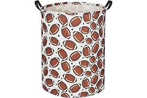 Football-Themed Laundry Basket: Perfect for Boys' Rooms and Baby Nurseries