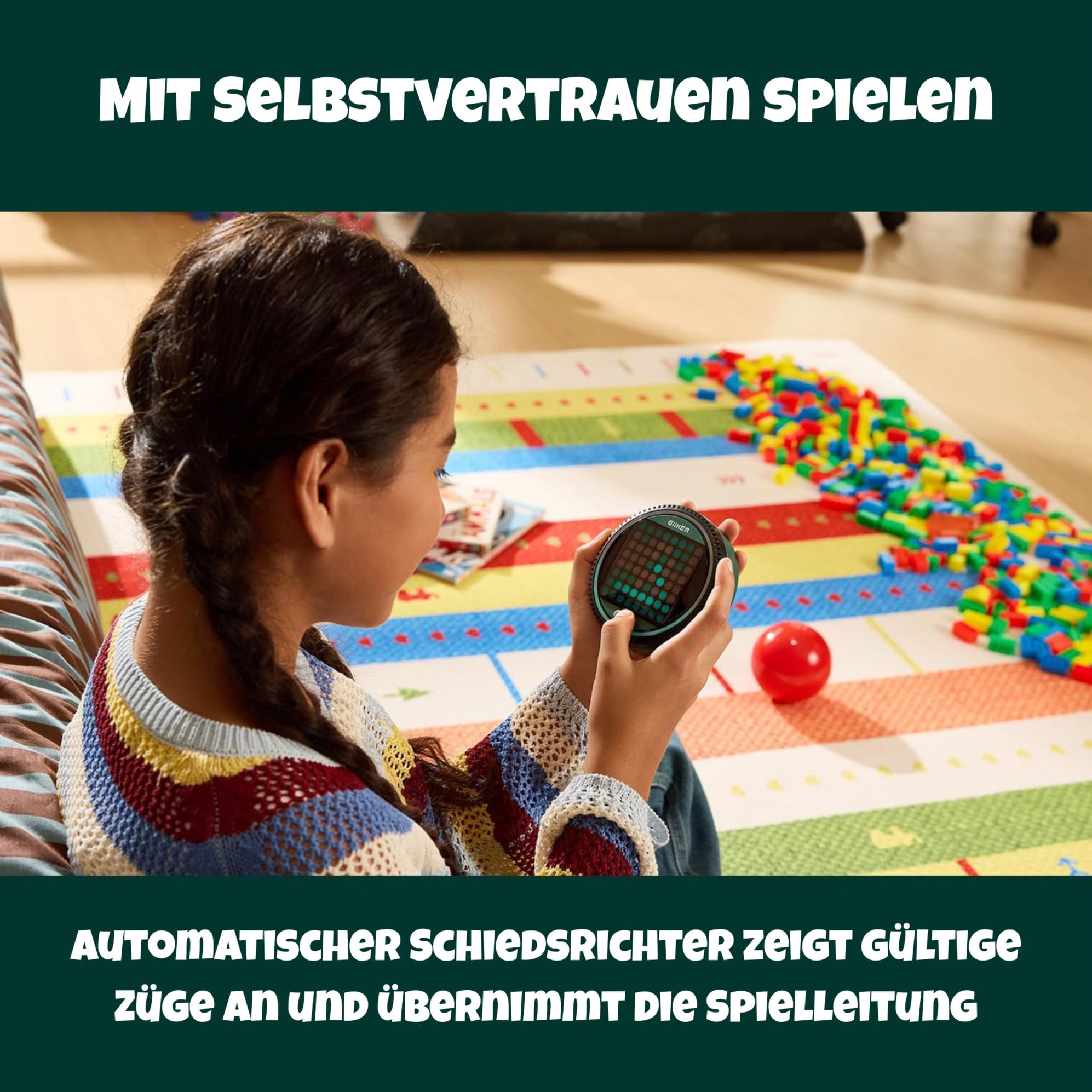 GiiKER Super Reversi - Slim LED Brettspiel 8x8 | Reversi/Othello Strategie Game | Solo AI + 2 Spieler | 500 Herausforderungslevels | Ab 6 Jahren