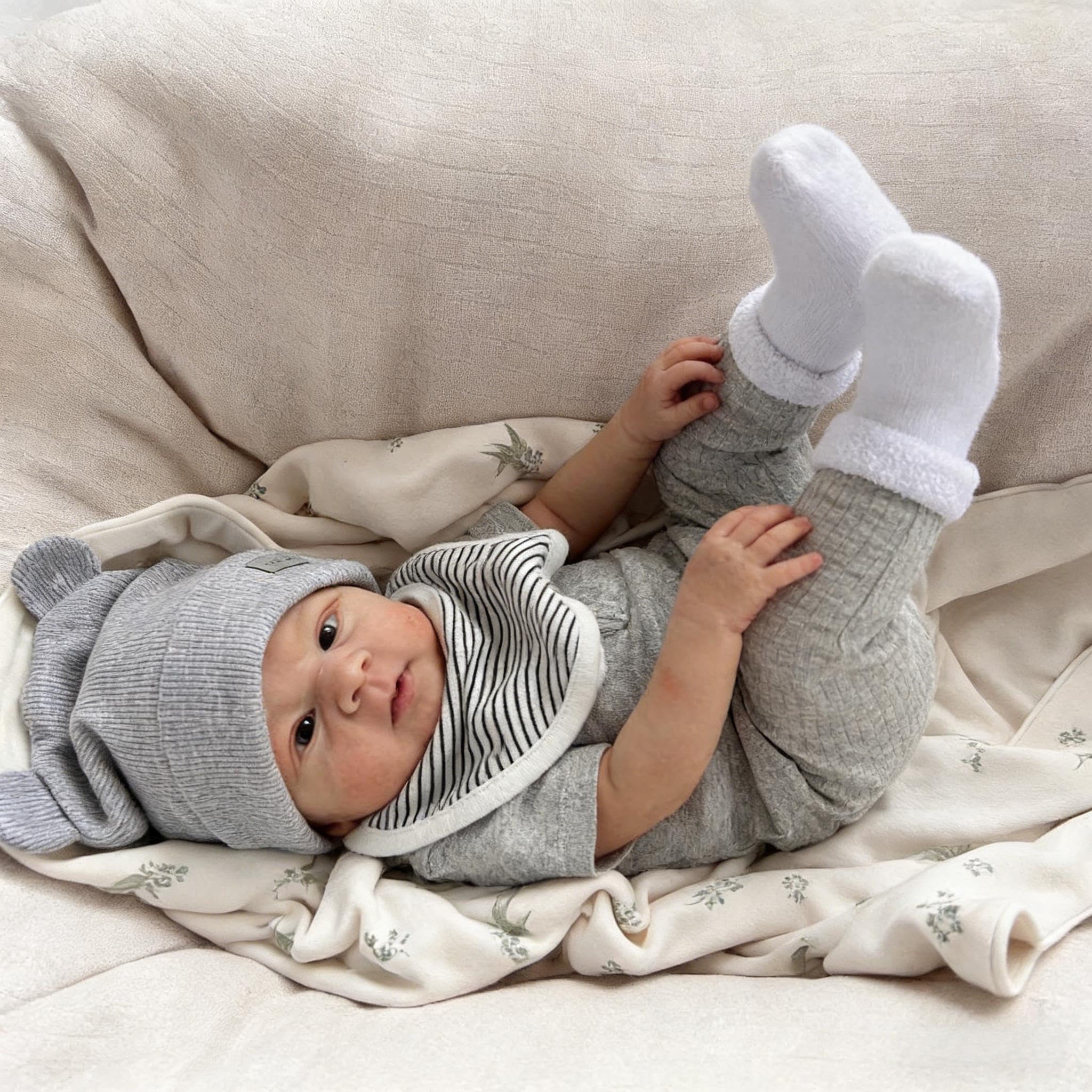 RXDOLL Pełne silikonowe winylowe lalki Reborn Baby Dolls Boy Realistyczne lalki dla noworodka, silikonowe, całe ciało, realistyczne, Reborn niemowlę, anatomicznie poprawne, zabawki dla dzieci w wieku