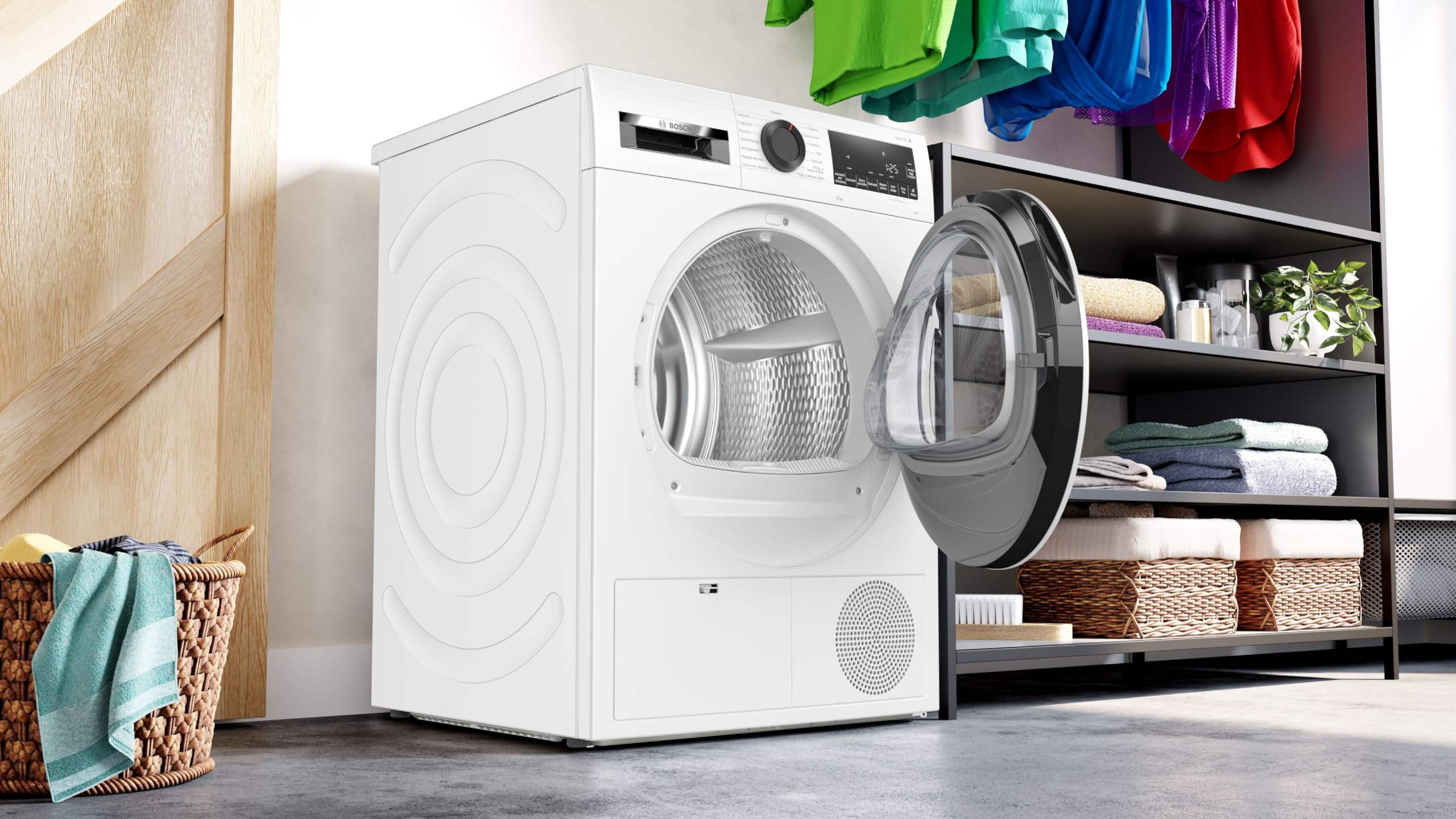 Fagor FSLP90P2 sèche-linge Pose libre Charge avant 9 kg A++ Blanc