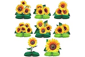 8 Pieces Sunflower Party Centerpieces