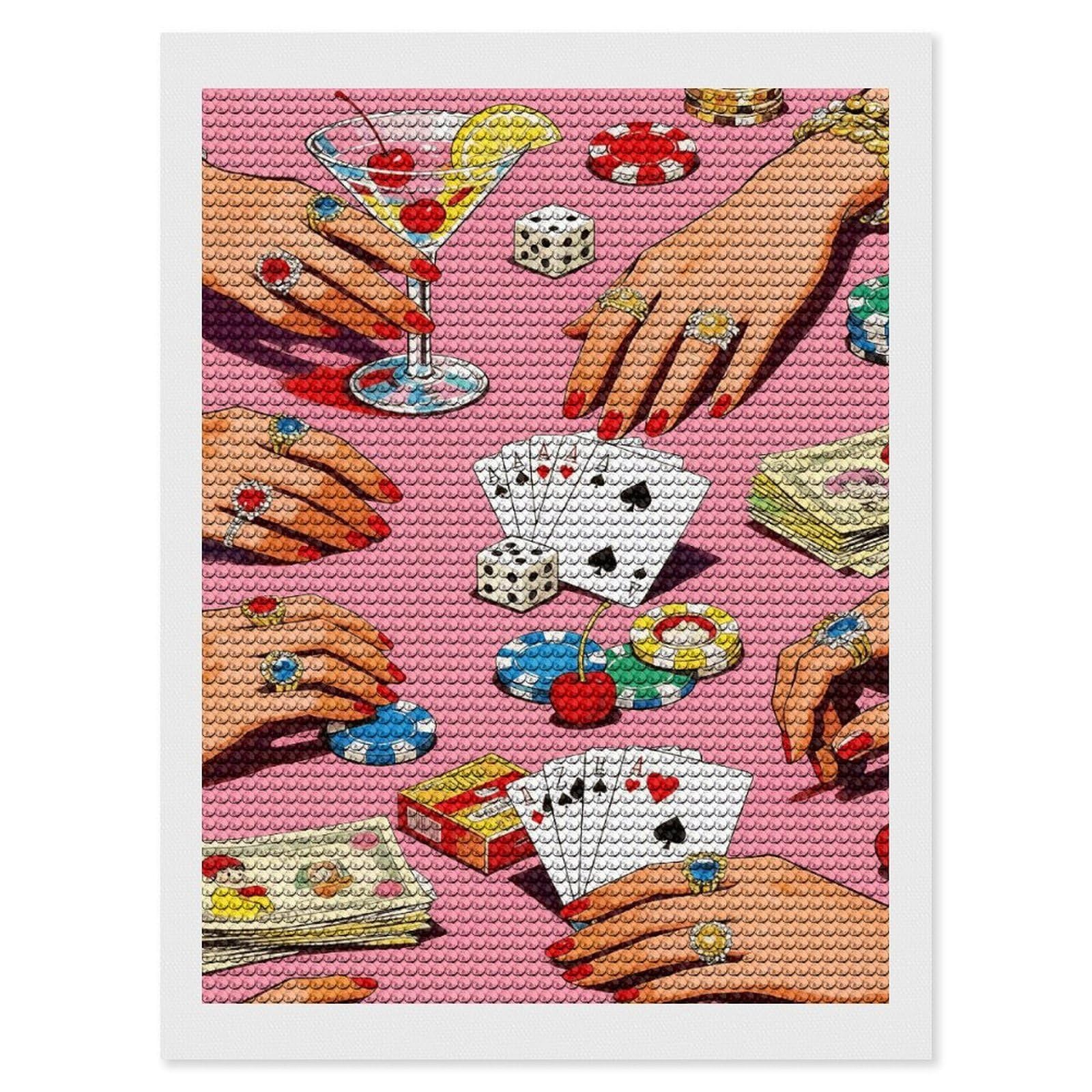 Kit peinture diamant 5D adultes RLDOBOFE 30x40 cm toile broderie diamant - 8