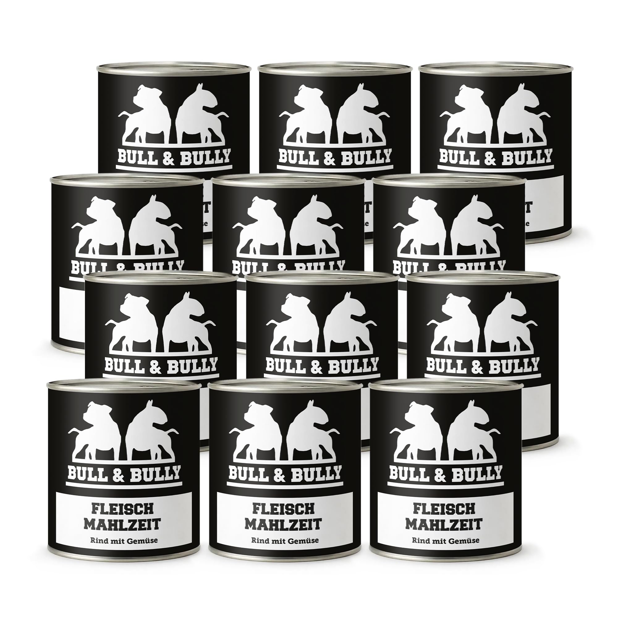 Hundefutter Nass 800g 12x Fleischmahlzeit Rind mit Gemüse