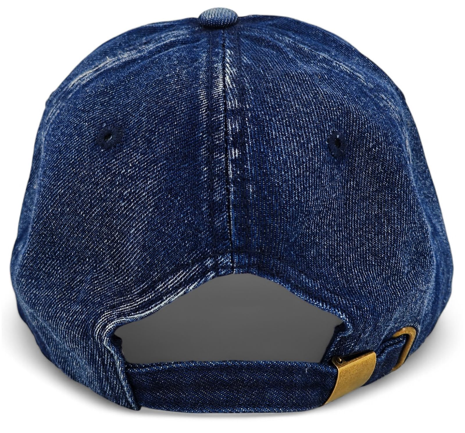styleBREAKER Gorra Baseball Unisex en Mezclilla con Hebilla Ajustable, Visera Curvada y Agujeros de Ventilación, Gorra de Algodón Transpirable para Hombres y Mujeres
