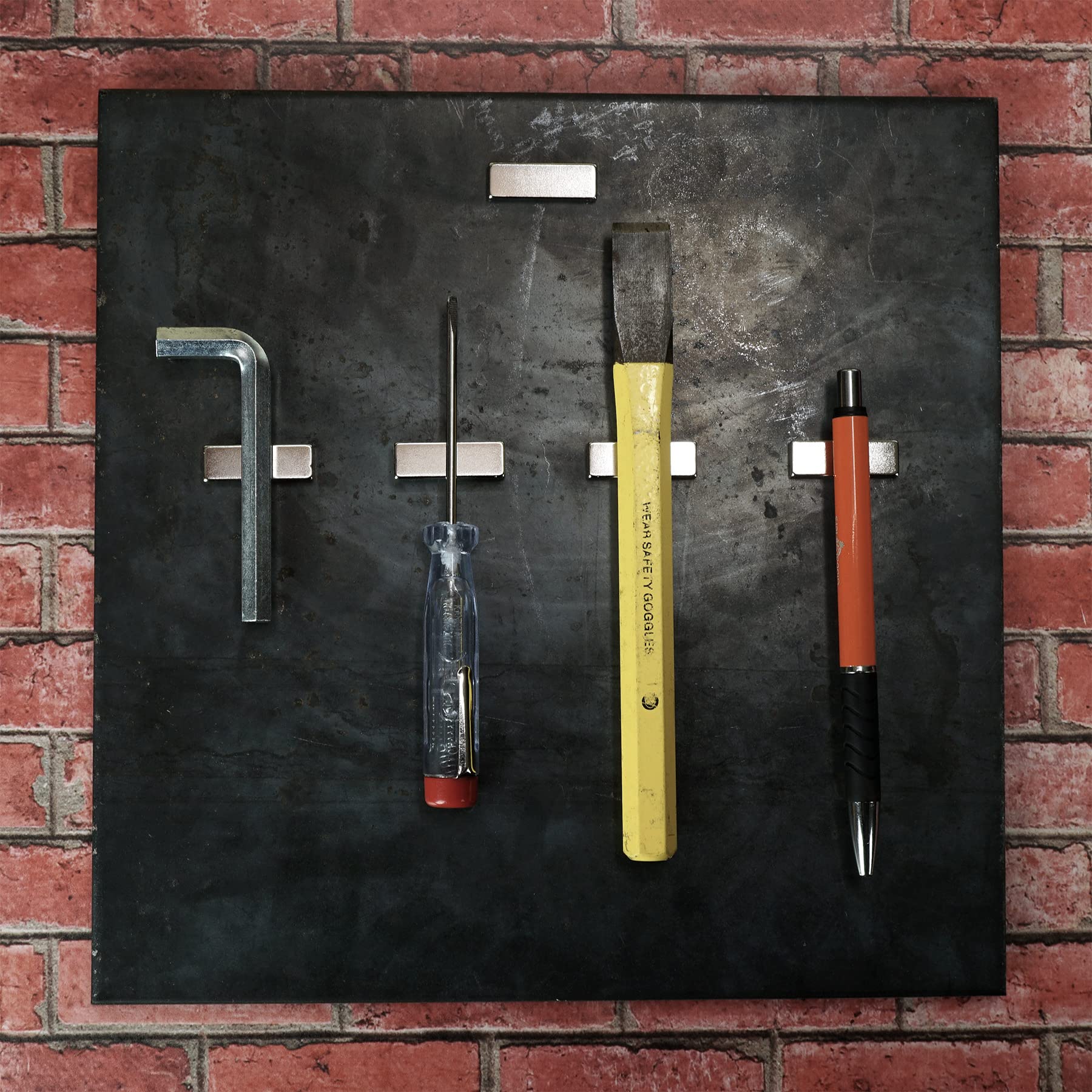 Sensei 5 sztuk Magnes neodymowy prostokątny 30x10x4 mm, bardzo mocne magnesy neodymowe sztabkowe 5,4 kg udźwigu