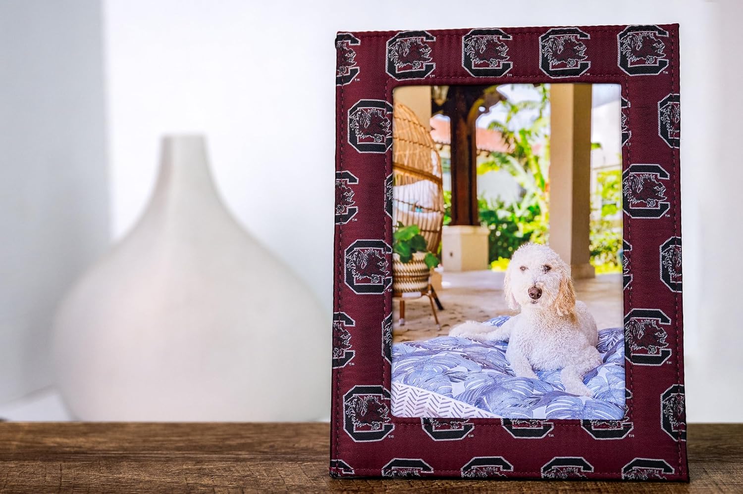 StadiumSpot Officially Licensed NCAA University of North Carolina Premium Silk Silk-Wrapped Picture Frame (Pack of 2)