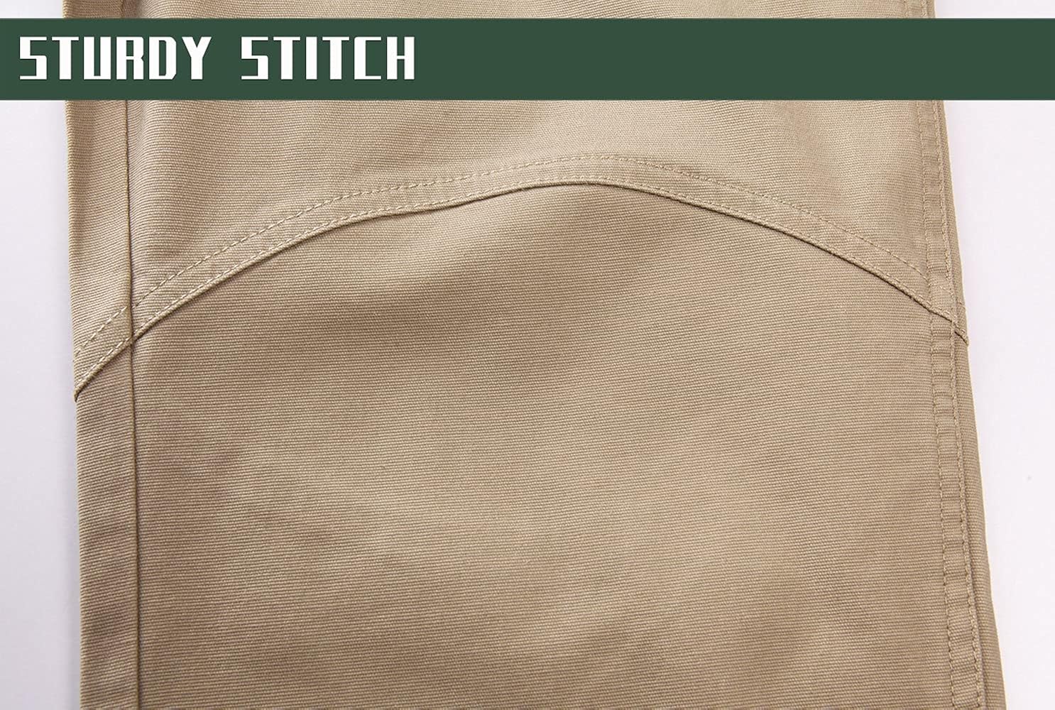 TACVASEN Men's Casual Pants Classic Cotton Cargo Pants Working Trousers with Multi Pockets : Clothing, Shoes & Jewelry