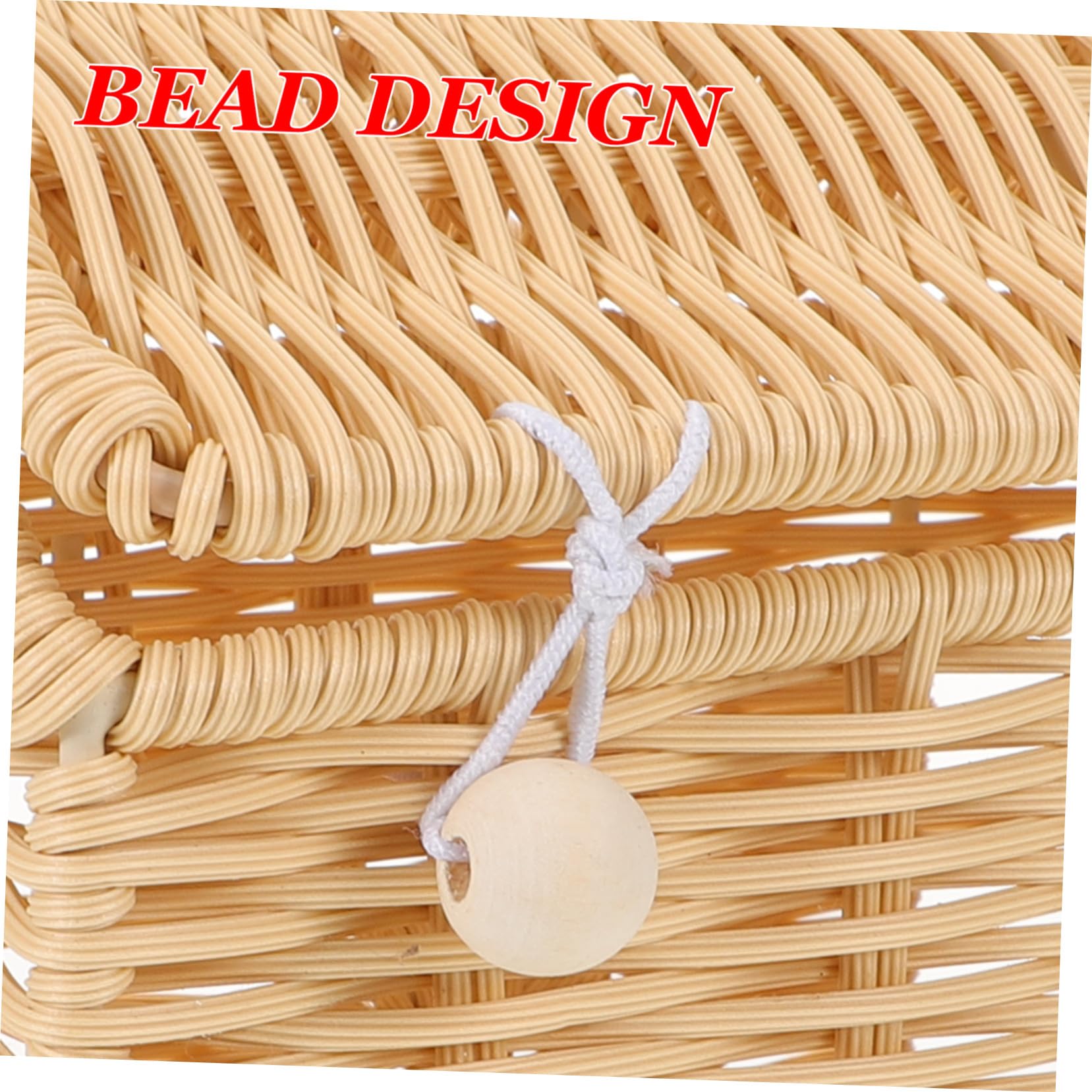 Mipcase Cesta de Dulces Navideña Tejida Mano Pequeña Cesta de Casa con Asas para Decoración de Fiesta Obsequio de Shower y Celebraciones de Navidad