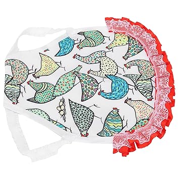 Chicken Saddles, Durable Easy to Wear Pet Vest with Elastic Band for Ducks for Chickens(Colorful Chicken)