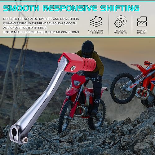 Miniatura 4 de CNC - Palanca de cambio de marchas plegable, de 2 pulgadas, de aluminio, para Honda XR50 CRF50 XR CRF 50cc 70cc 90cc 110cc 125cc Dirt Pit Bike