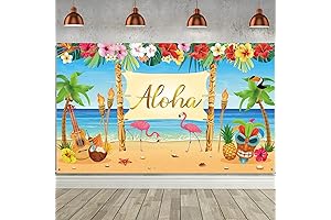 Hawaiian Aloha Party Decoration Backdrop: Capture the Vibrant Spirit of Hawaii